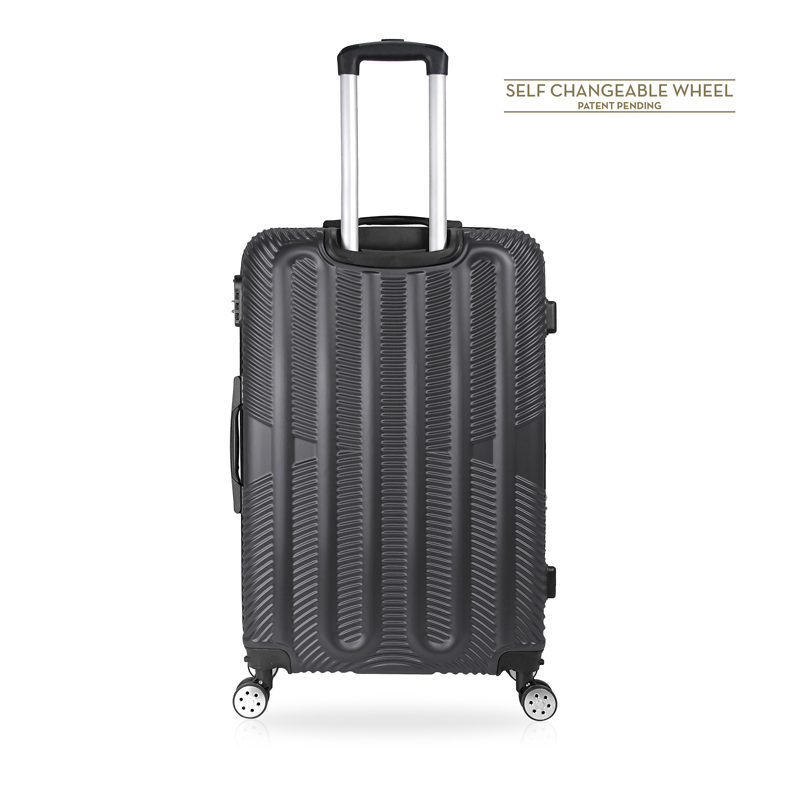 TUCCI Italy SPECIALI (20", 28") 2 Piece Set Detachable Spinner Wheel Suitcase