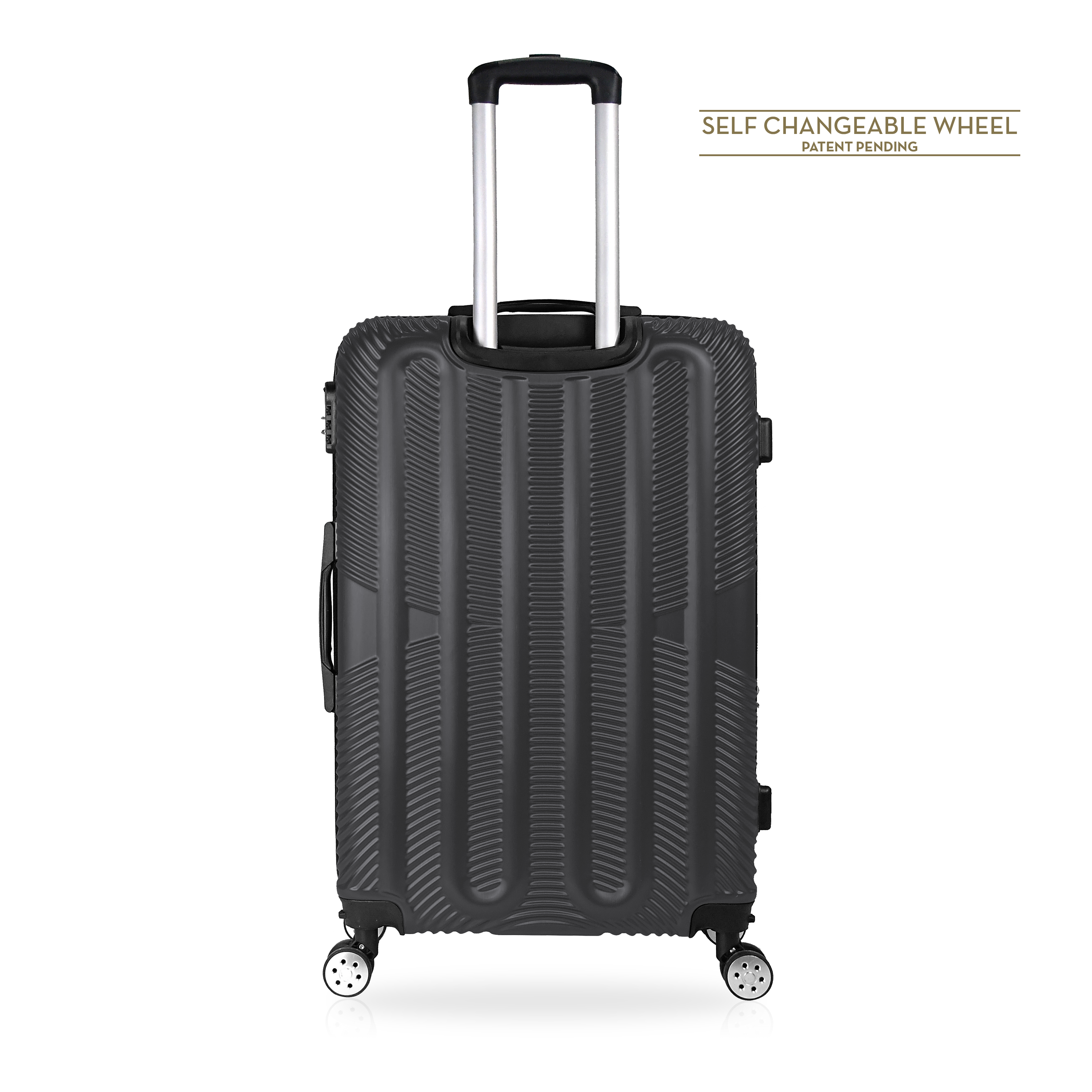 TUCCI Italy SPECIALI 3 Piece (20", 28", 30") Detachable Spinner Wheel Suitcase Set