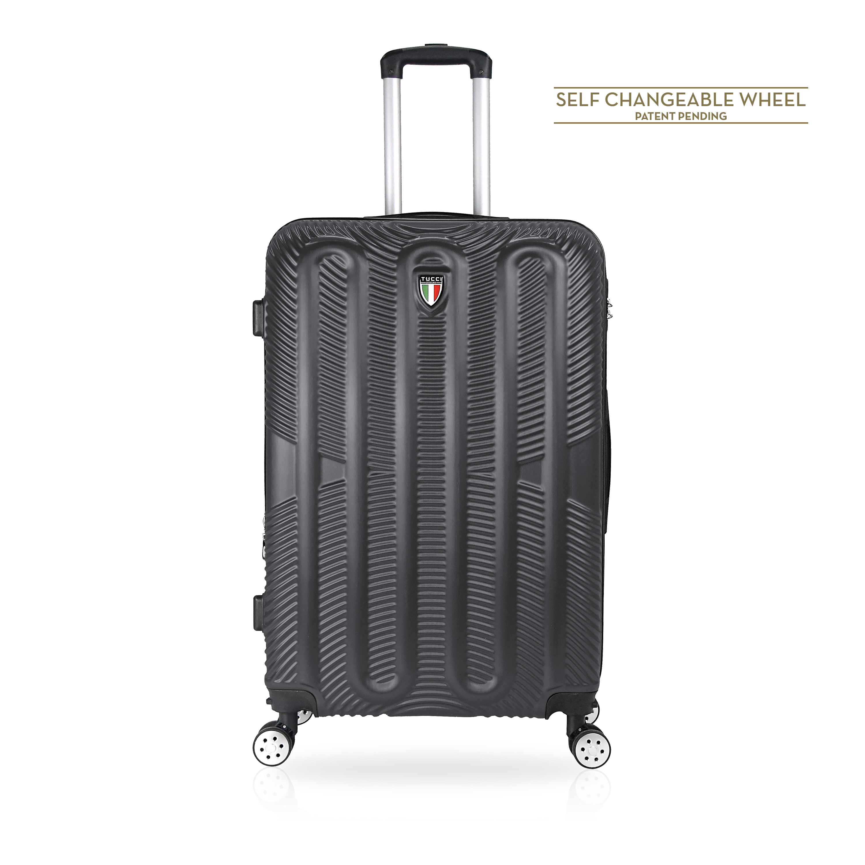 TUCCI Italy SPECIALI (20", 28") 2 Piece Set Detachable Spinner Wheel Suitcase