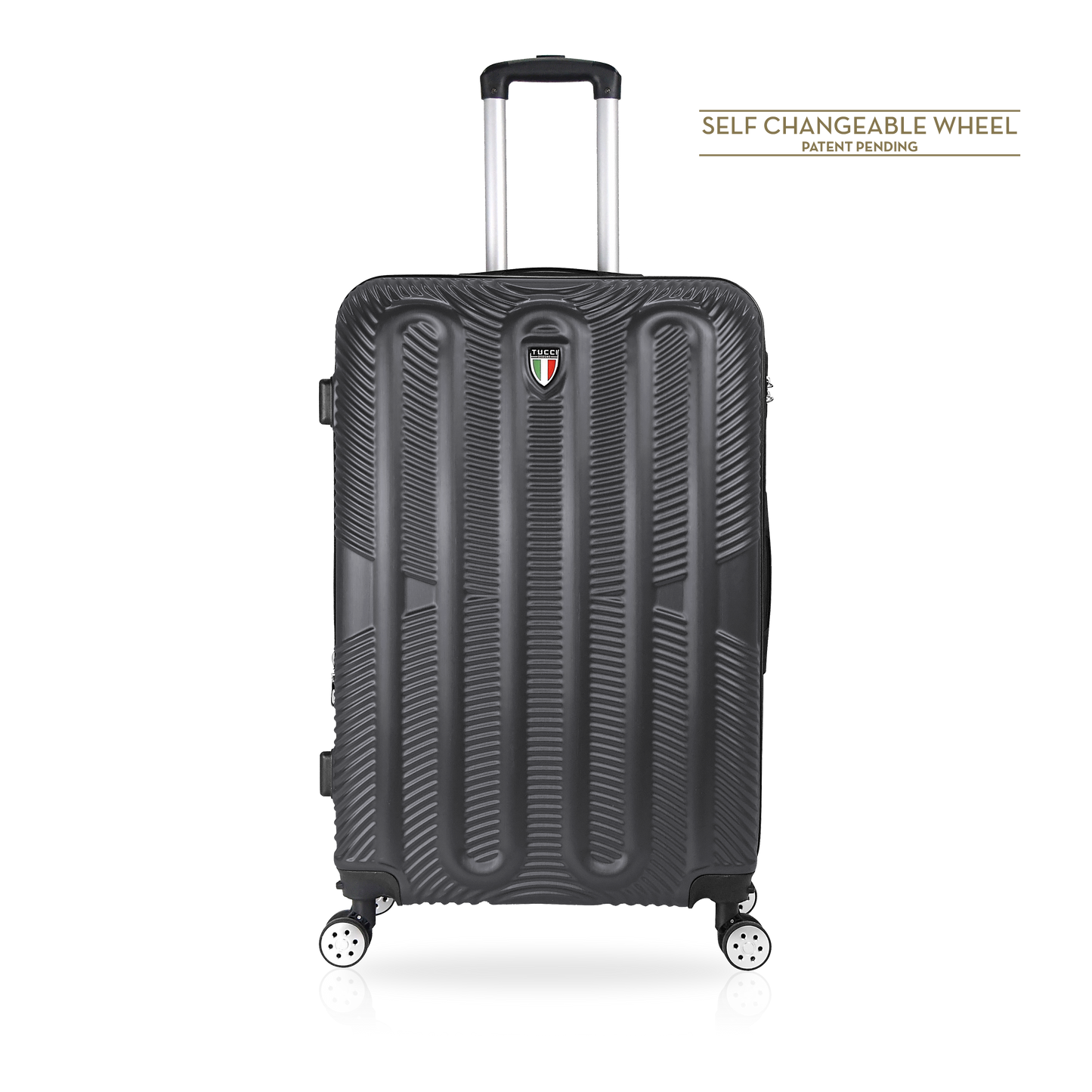 TUCCI Italy SPECIALI 32" Detachable Large Spinner Wheel Suitcase
