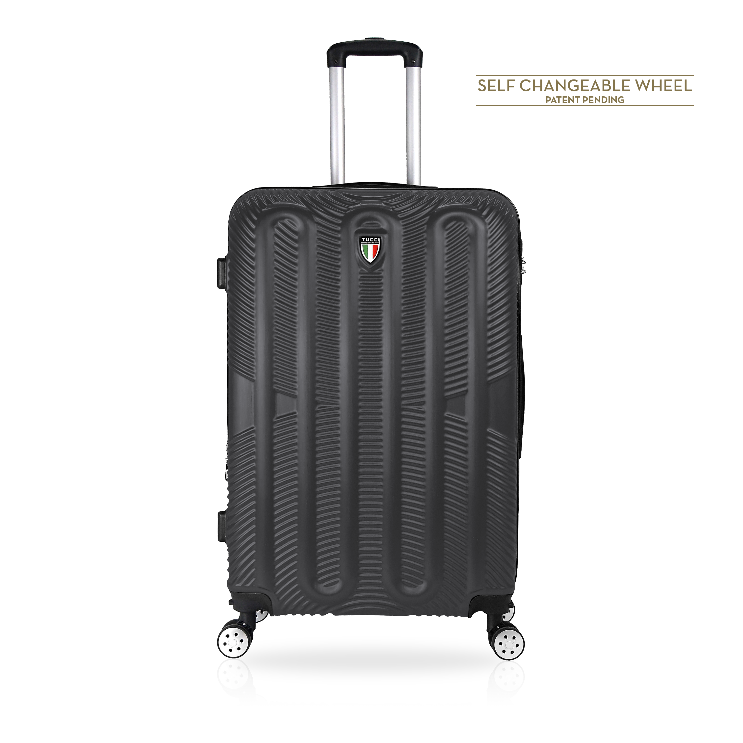 TUCCI Italy SPECIALI 4 PC (20', 28', 30', 32') Detachable Spinner Wheel Suitcase Set