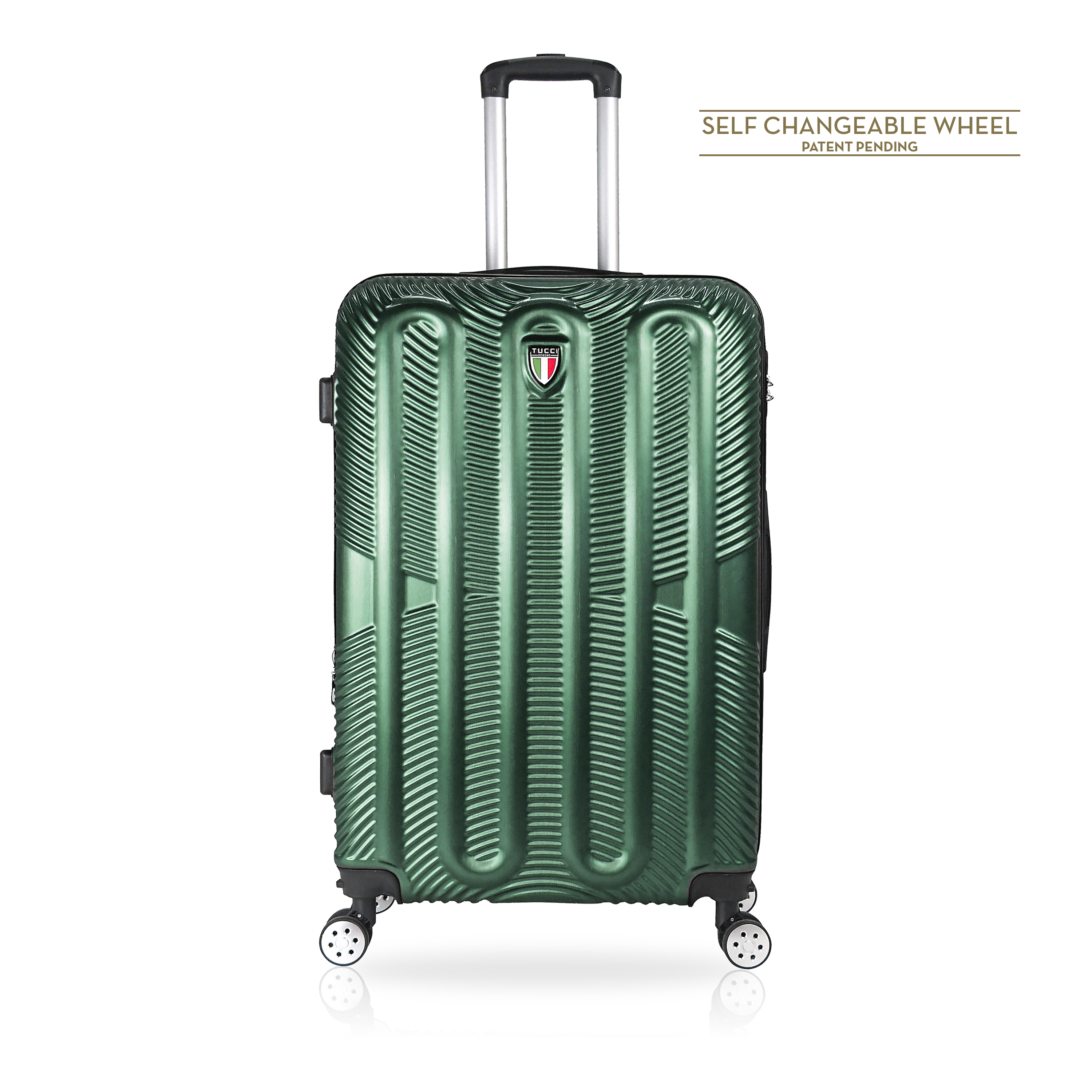 TUCCI Italy SPECIALI 4 PC (20', 28', 30', 32') Detachable Spinner Wheel Suitcase Set