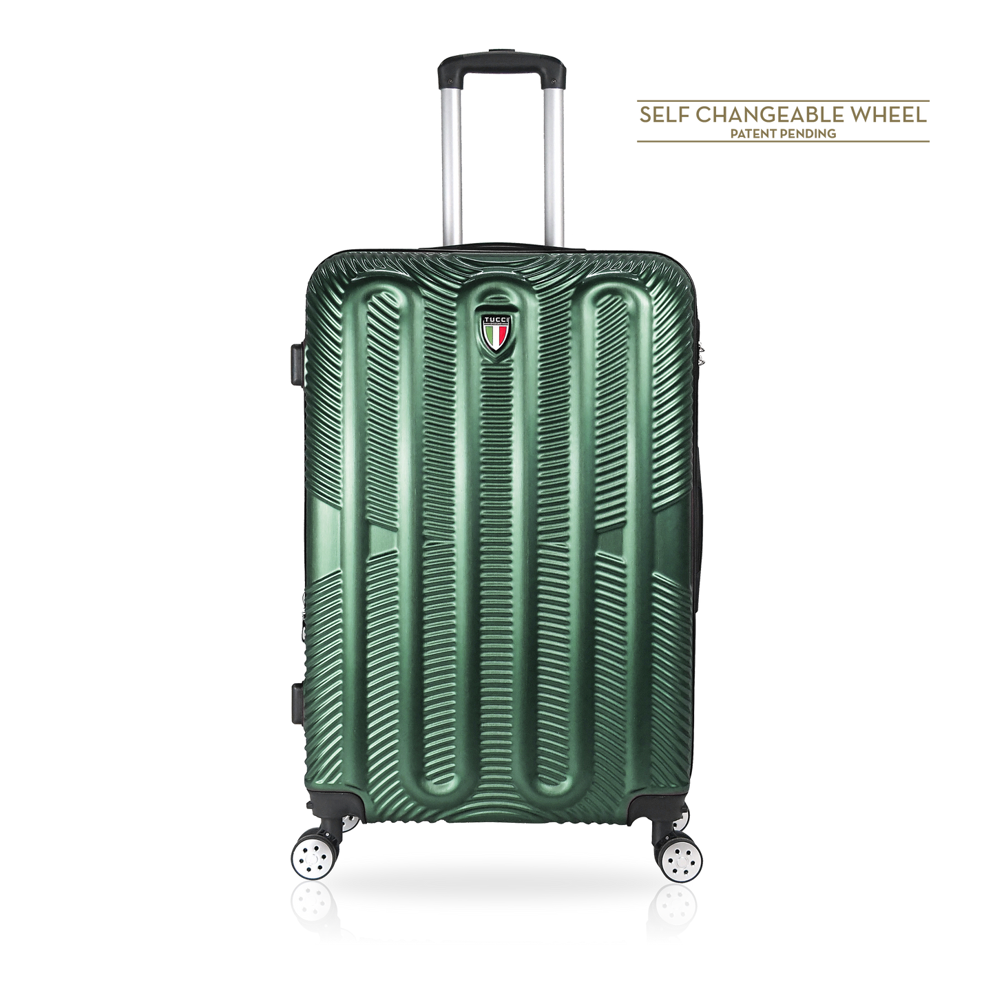 TUCCI Italy SPECIALI 32" Detachable Large Spinner Wheel Suitcase