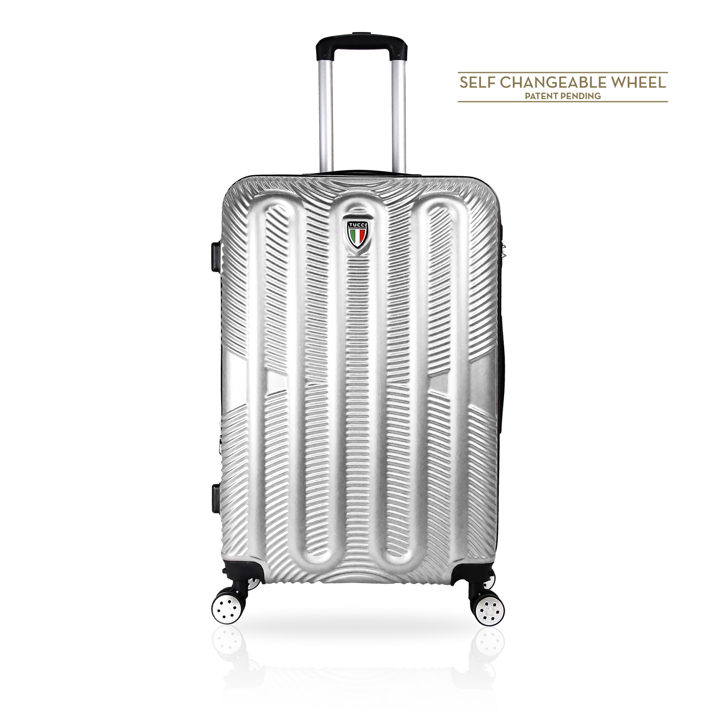 TUCCI Italy SPECIALI 32" Detachable Large Spinner Wheel Suitcase