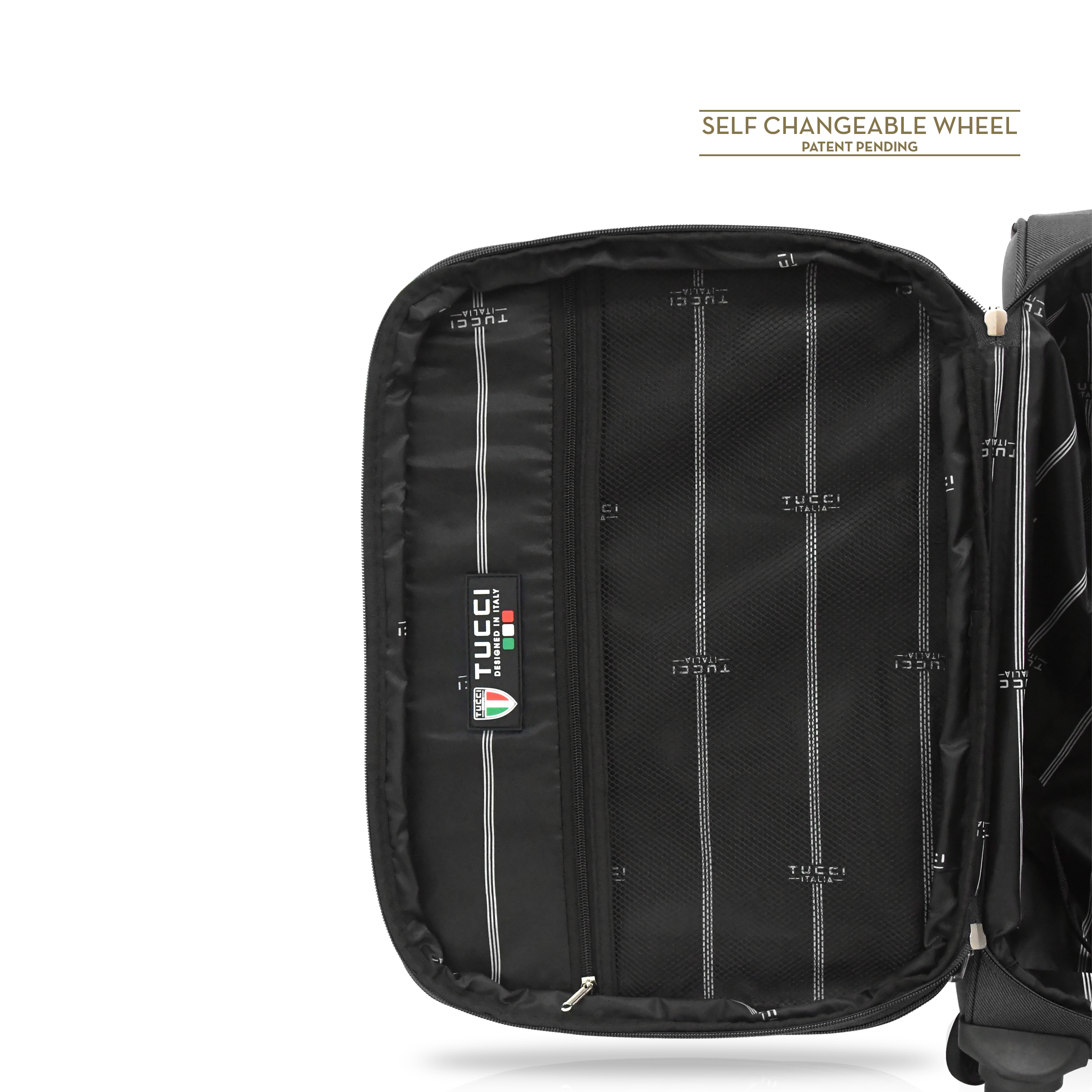 TUCCI Italy TURISTA 30-inch Large Spinner Luggage Suitcase
