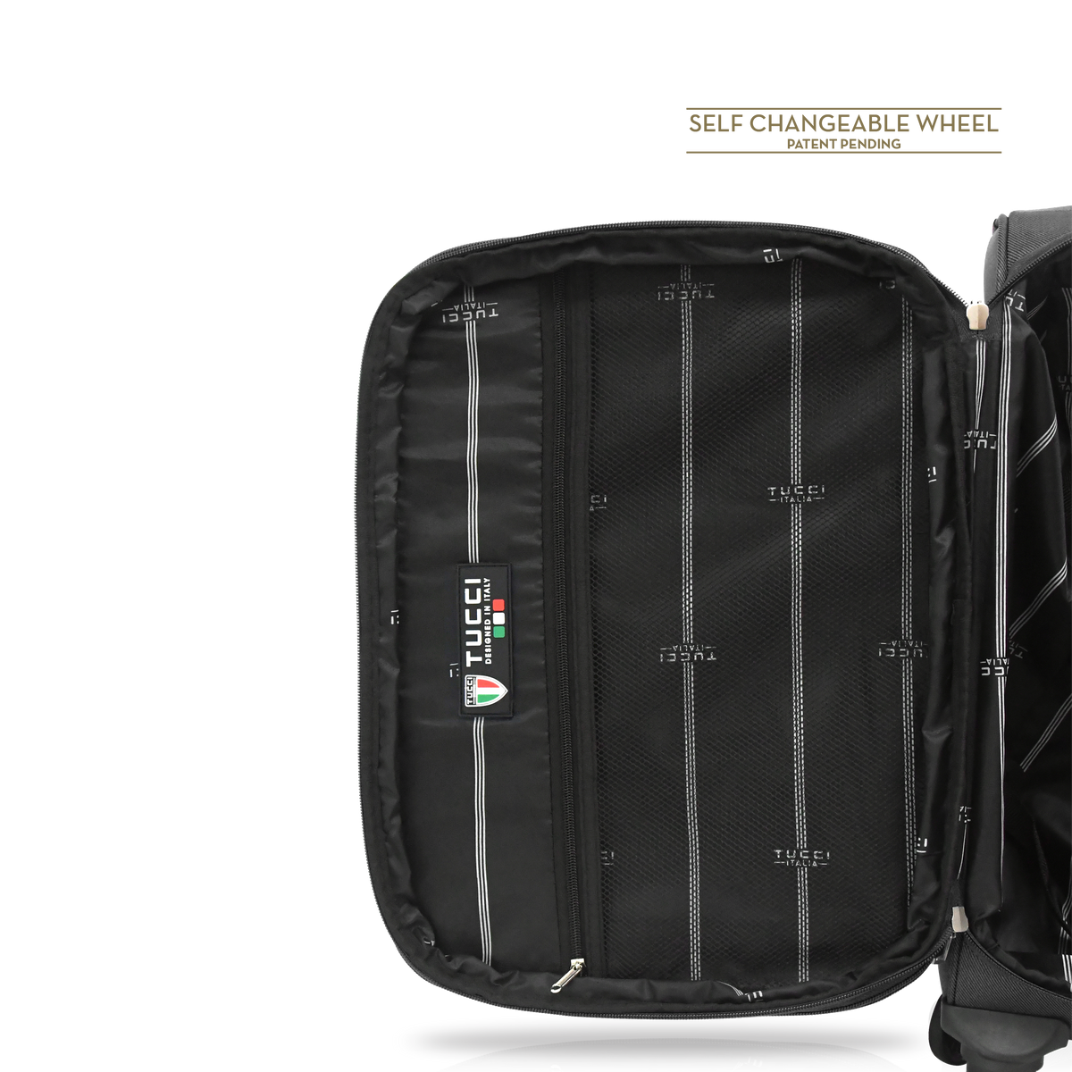 TUCCI Italy TURISTA 3-Piece (20", 28", 32") Softside Luggage Set