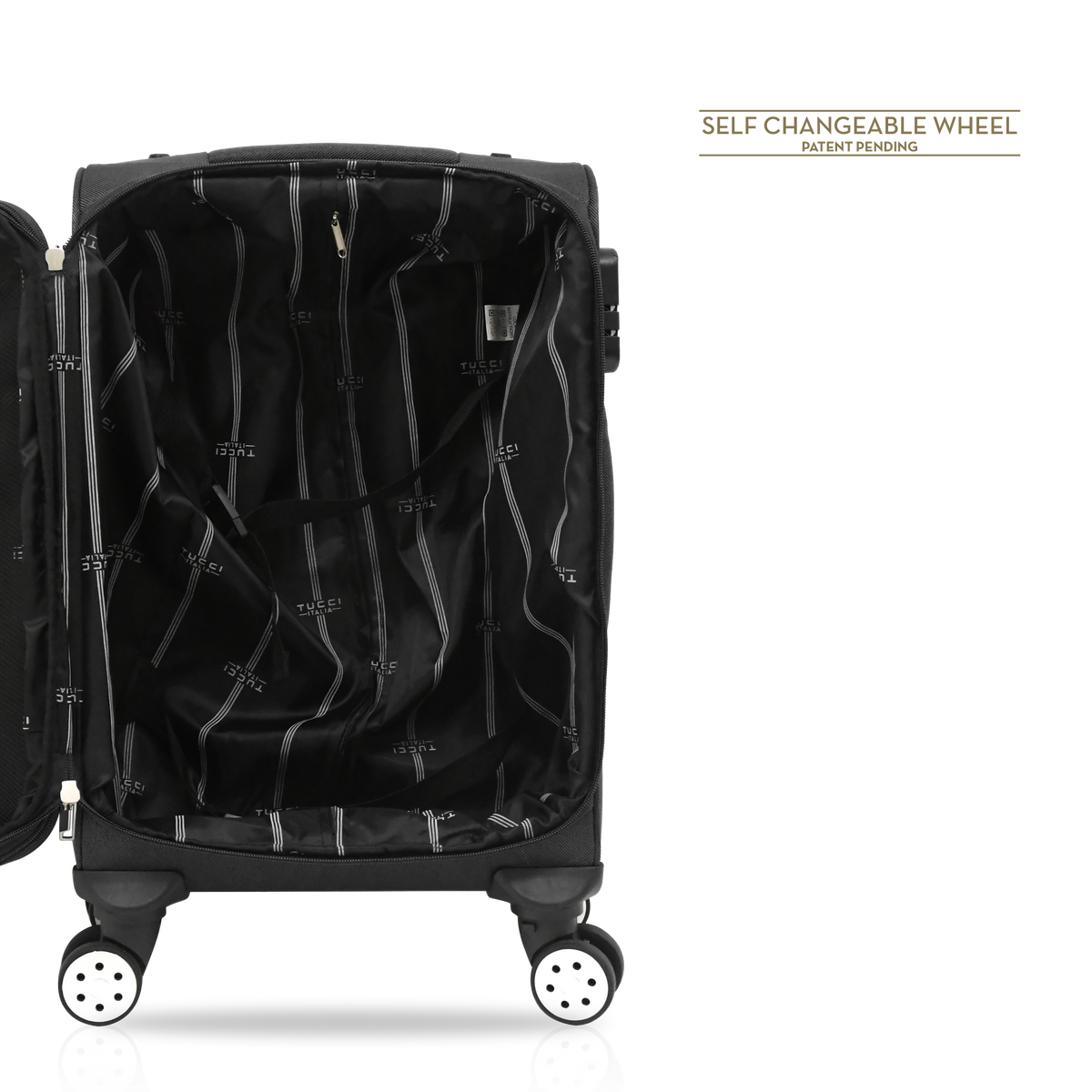 TUCCI Italy TURISTA 3-Piece (20", 28", 32") Softside Luggage Set