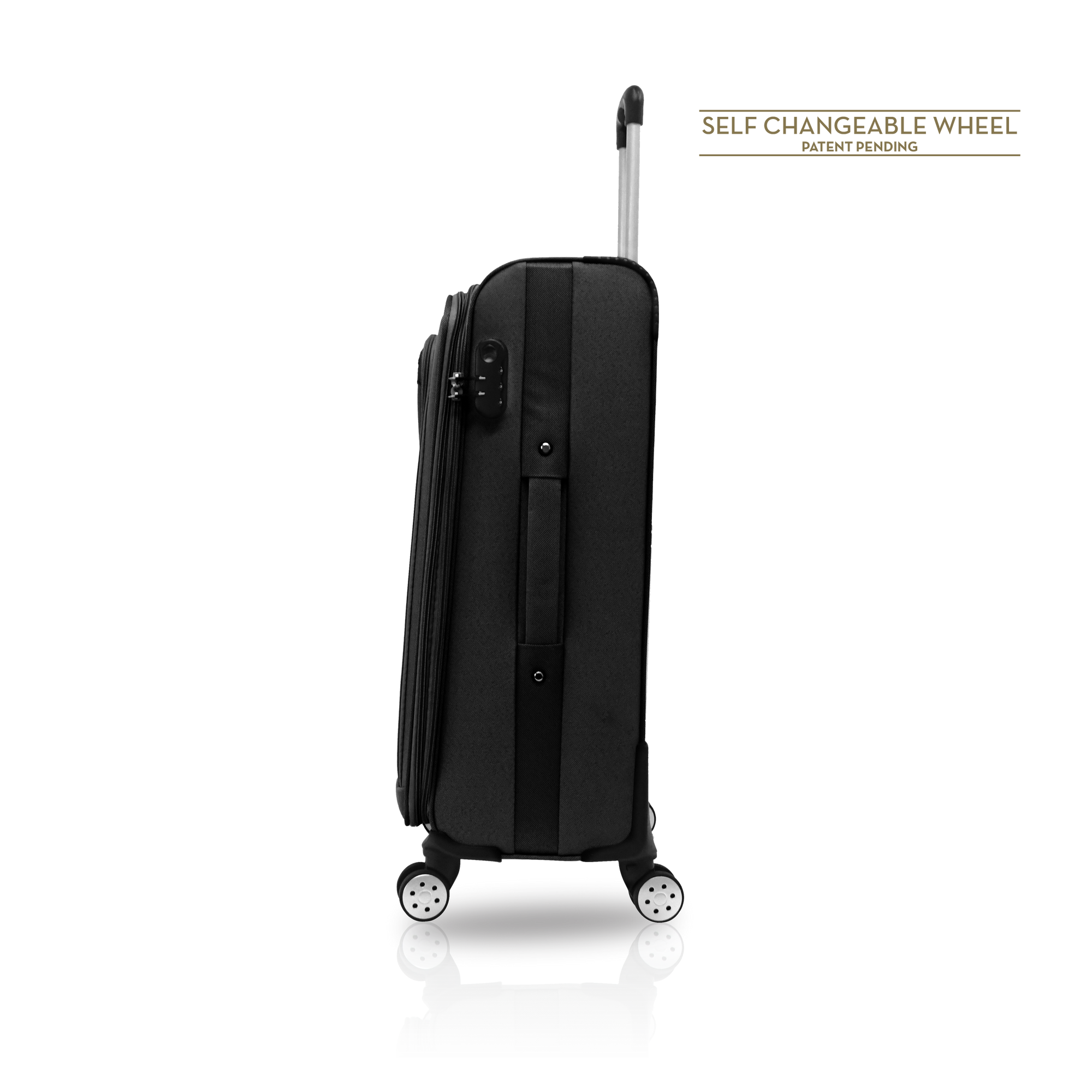 TUCCI Italy TURISTA 3 Piece Spinner Luggage Suitcase Set