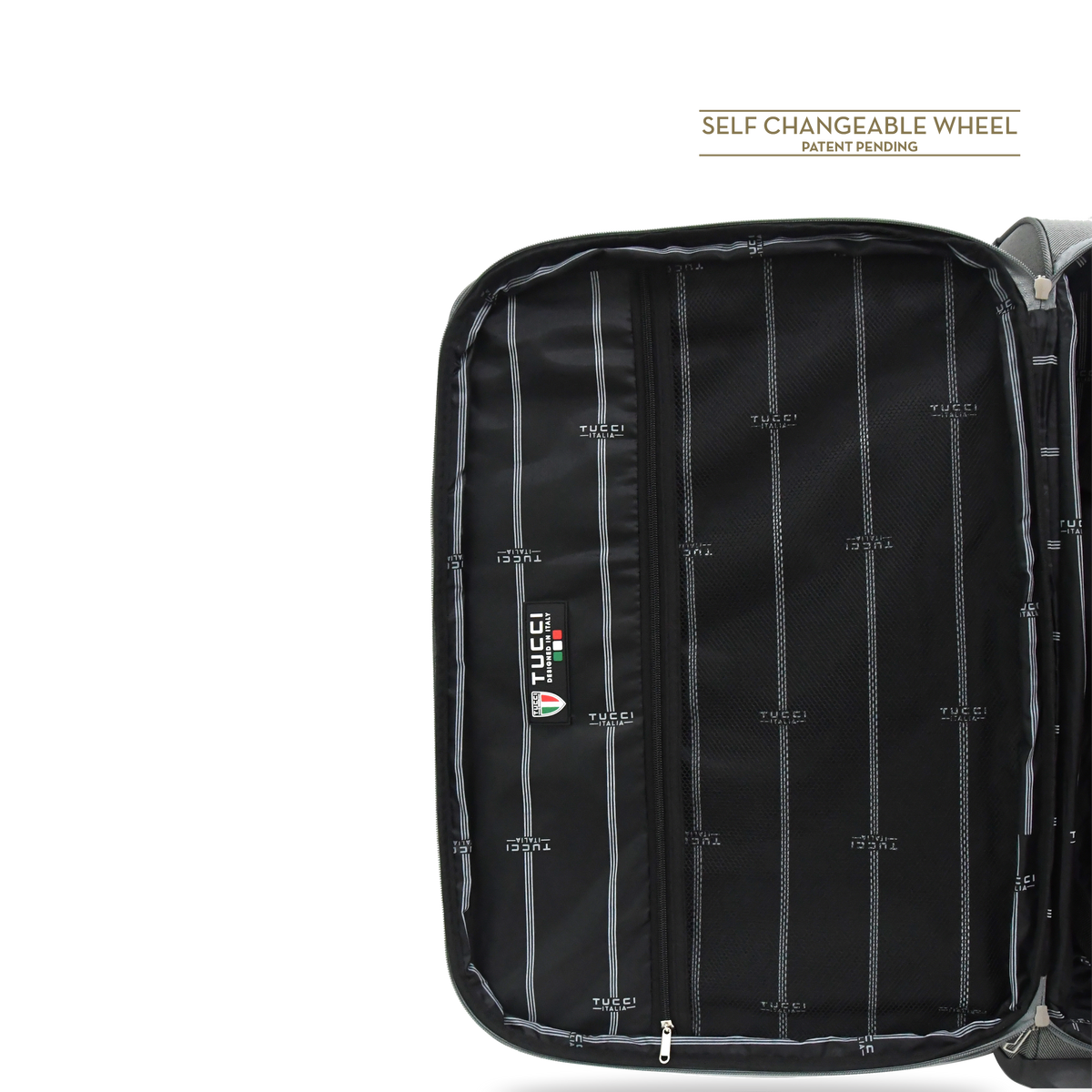 TUCCI Italy TURISTA 3-Piece (20", 28", 32") Softside Luggage Set