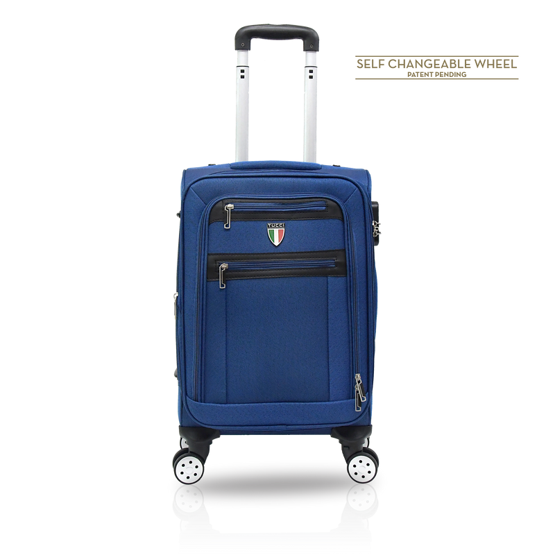 TUCCI Italy TURISTA 3-Piece Spinner Luggage Suitcase Set