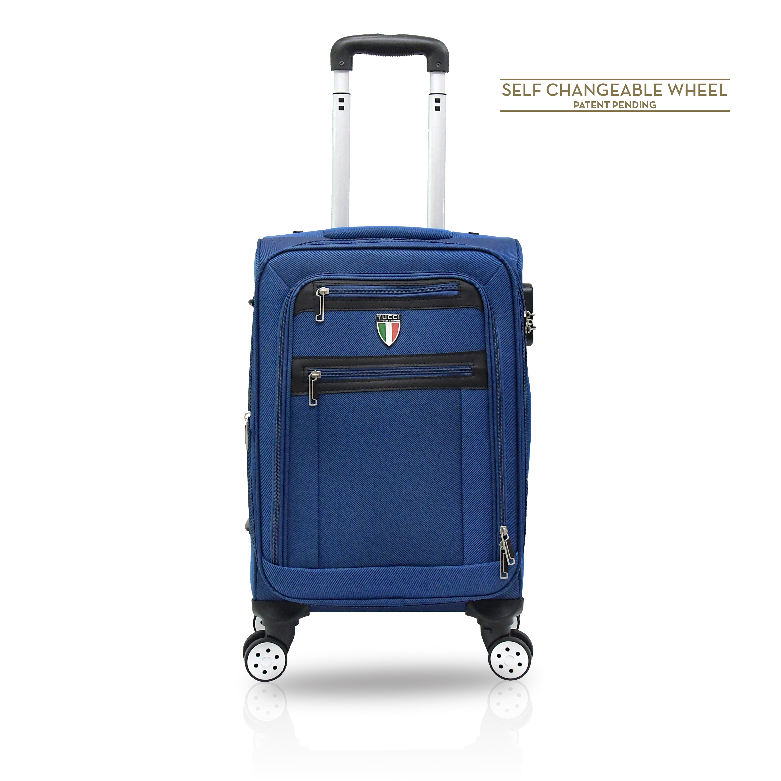 TUCCI Italy TURISTA 28-inch Large Spinner Luggage Suitcase