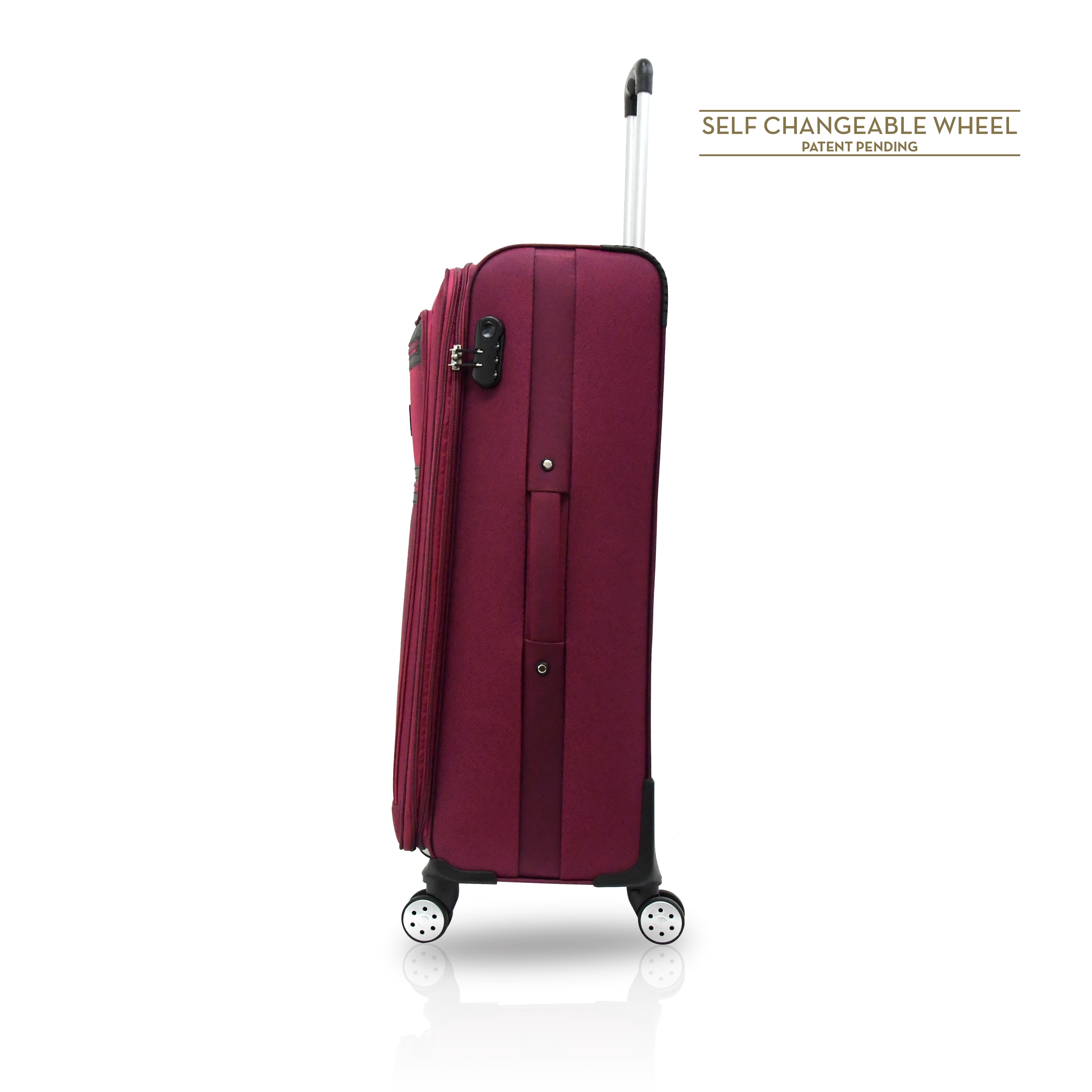 TUCCI Italy TURISTA 3-Piece Spinner Luggage Suitcase Set