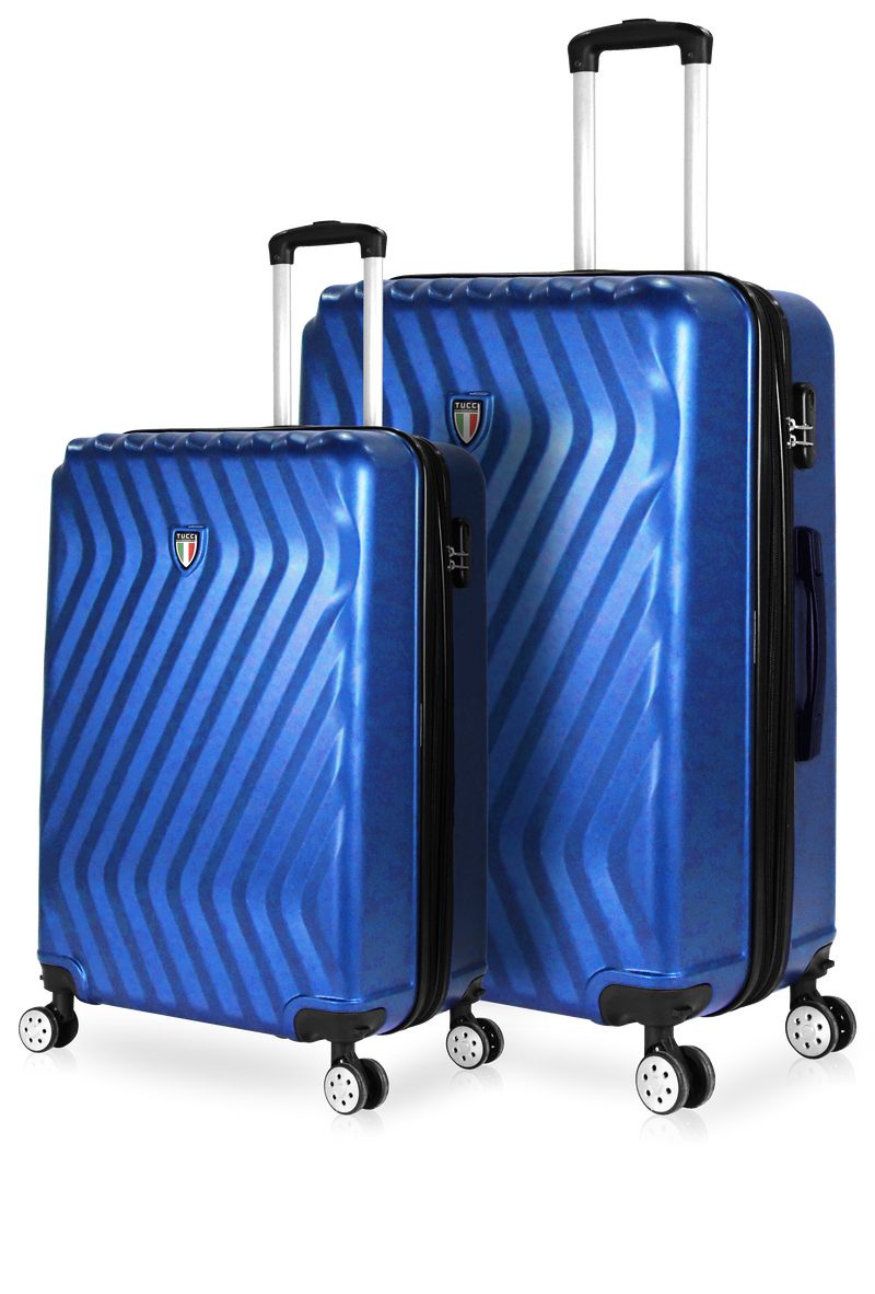 TUCCI Italy MUTEVOLE 2 Piece (20", 28") Detachable Spinner Wheel Suitcase Set
