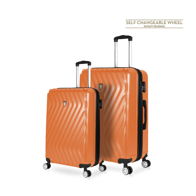 TUCCI Italy MUTEVOLE (28", 30") 4 Piece Set Spinner Travel Suitcase