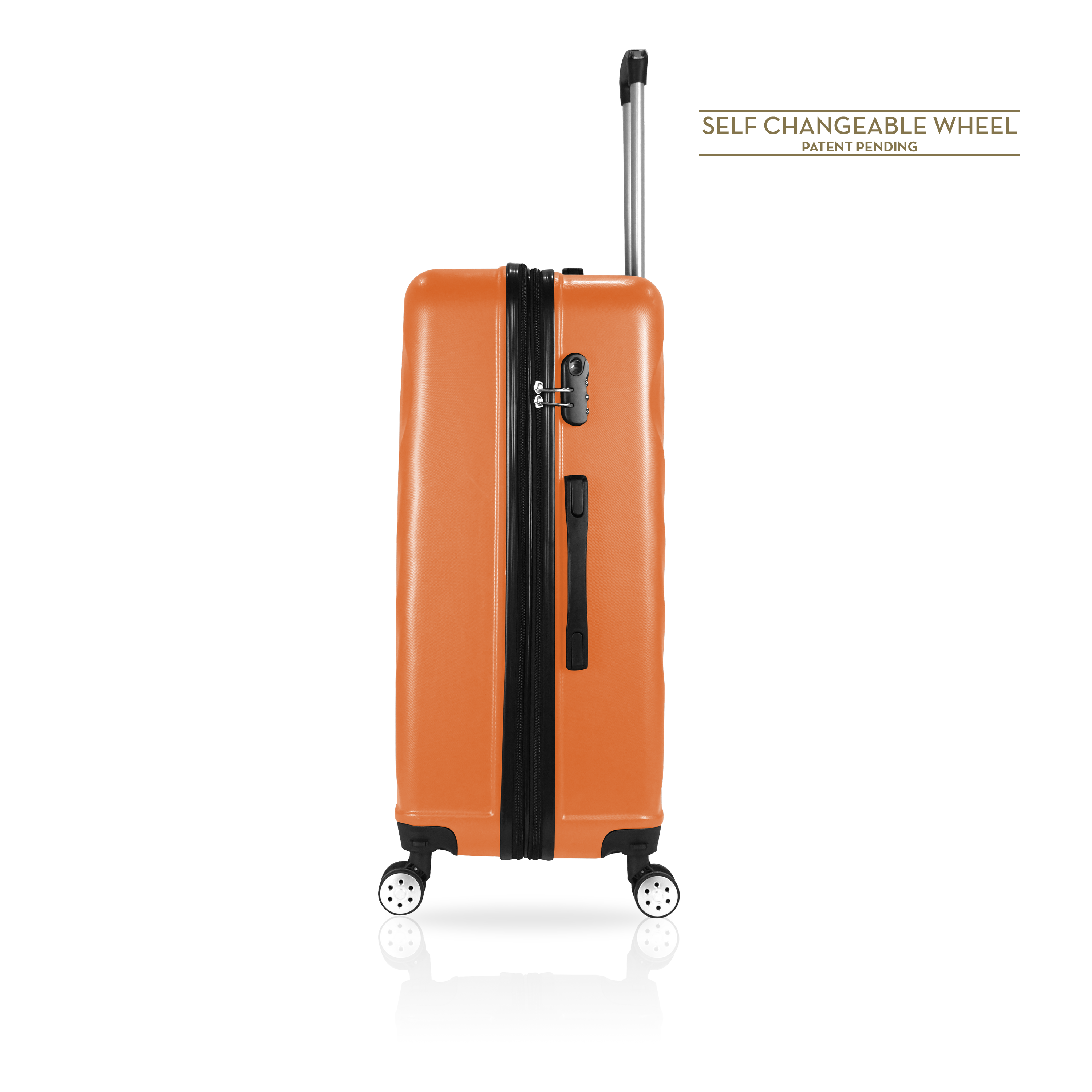 TUCCI Italy MUTEVOLE 2 Piece (20", 28") Detachable Spinner Wheel Suitcase Set