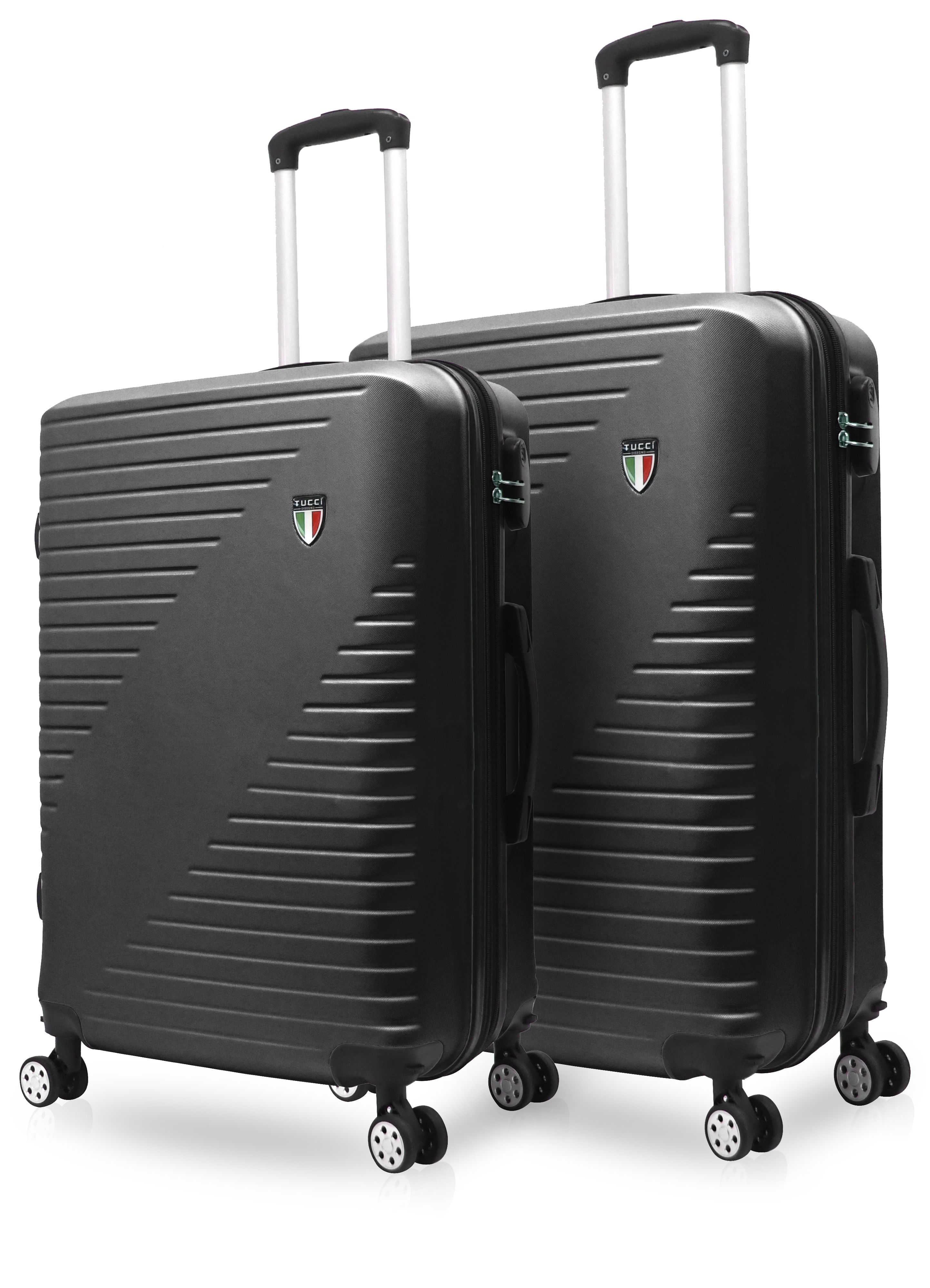 TUCCI Italy PERCORSO (28", 30") 2 Piece Set Spinner Travel Suitcase