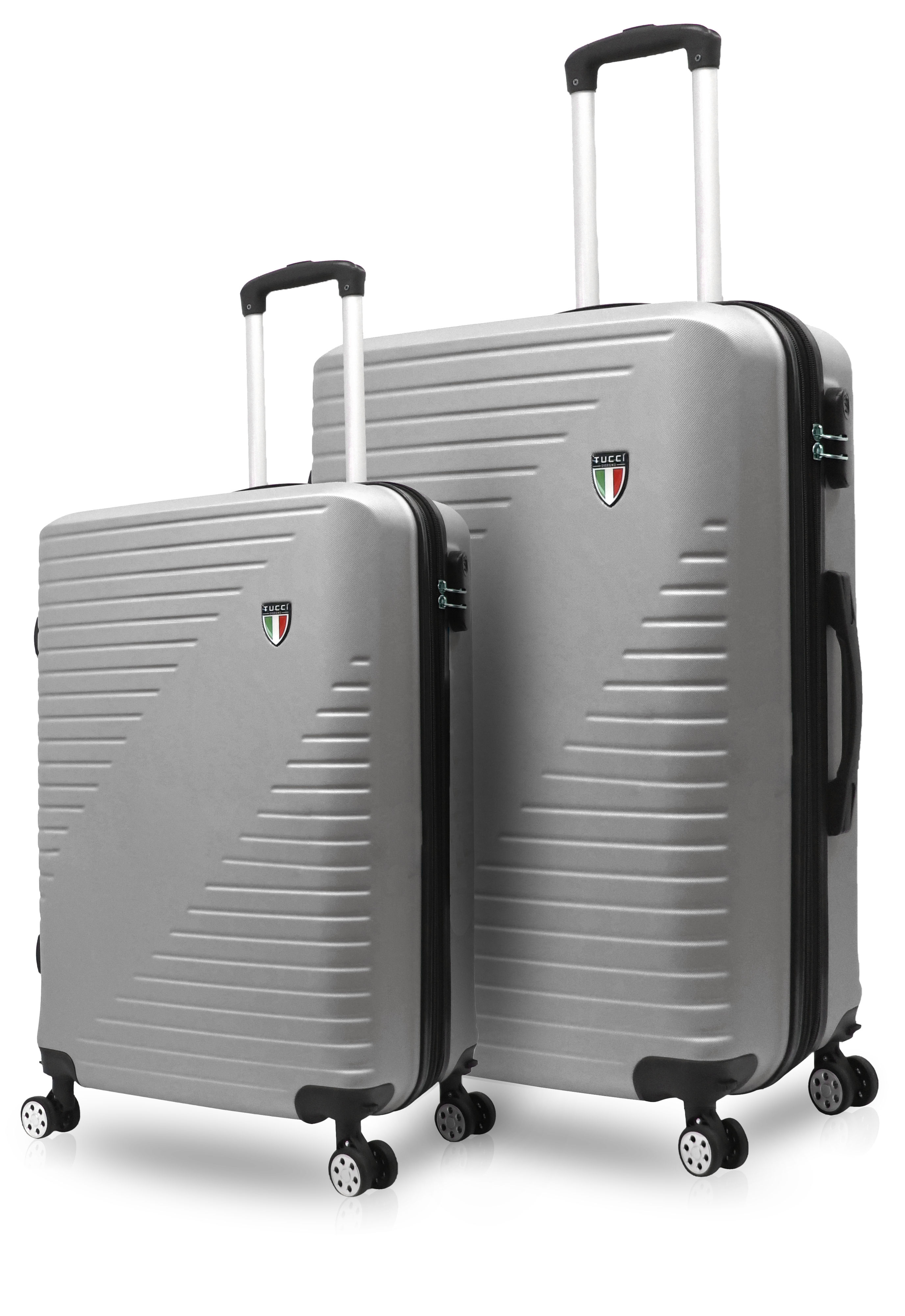 TUCCI Italy PERCORSO (20", 28") 2 Piece Detachable Spinner Wheel Suitcase Set