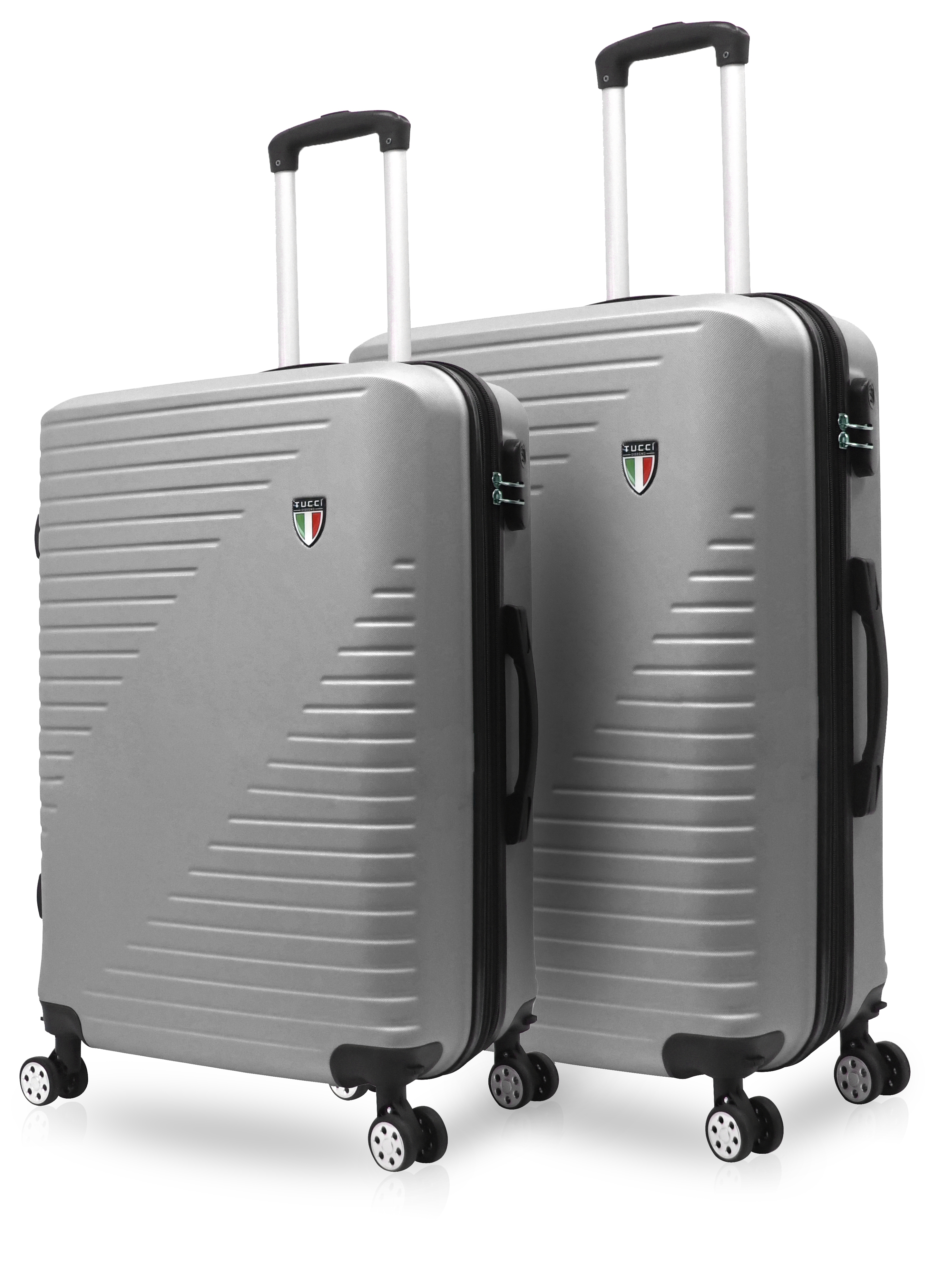 TUCCI Italy PERCORSO (28", 30") 2 Piece Set Spinner Travel Suitcase