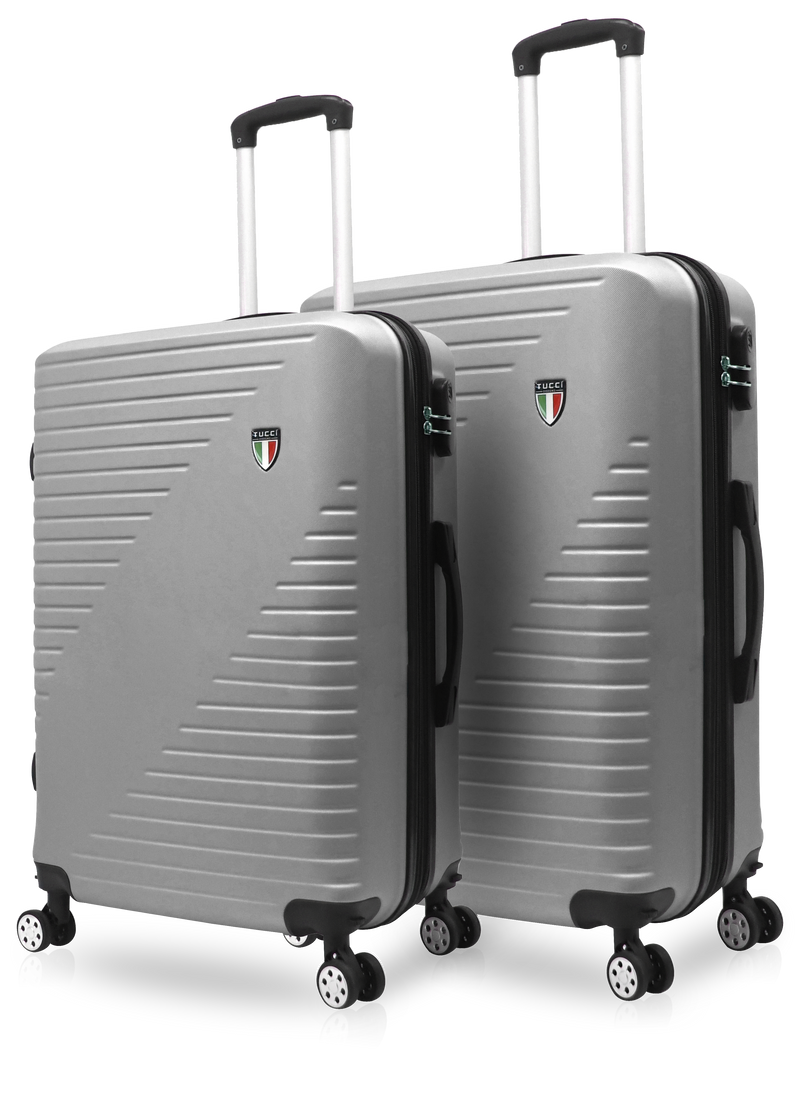 TUCCI Italy PERCORSO (28", 30") 2 Piece Set Spinner Travel Suitcase