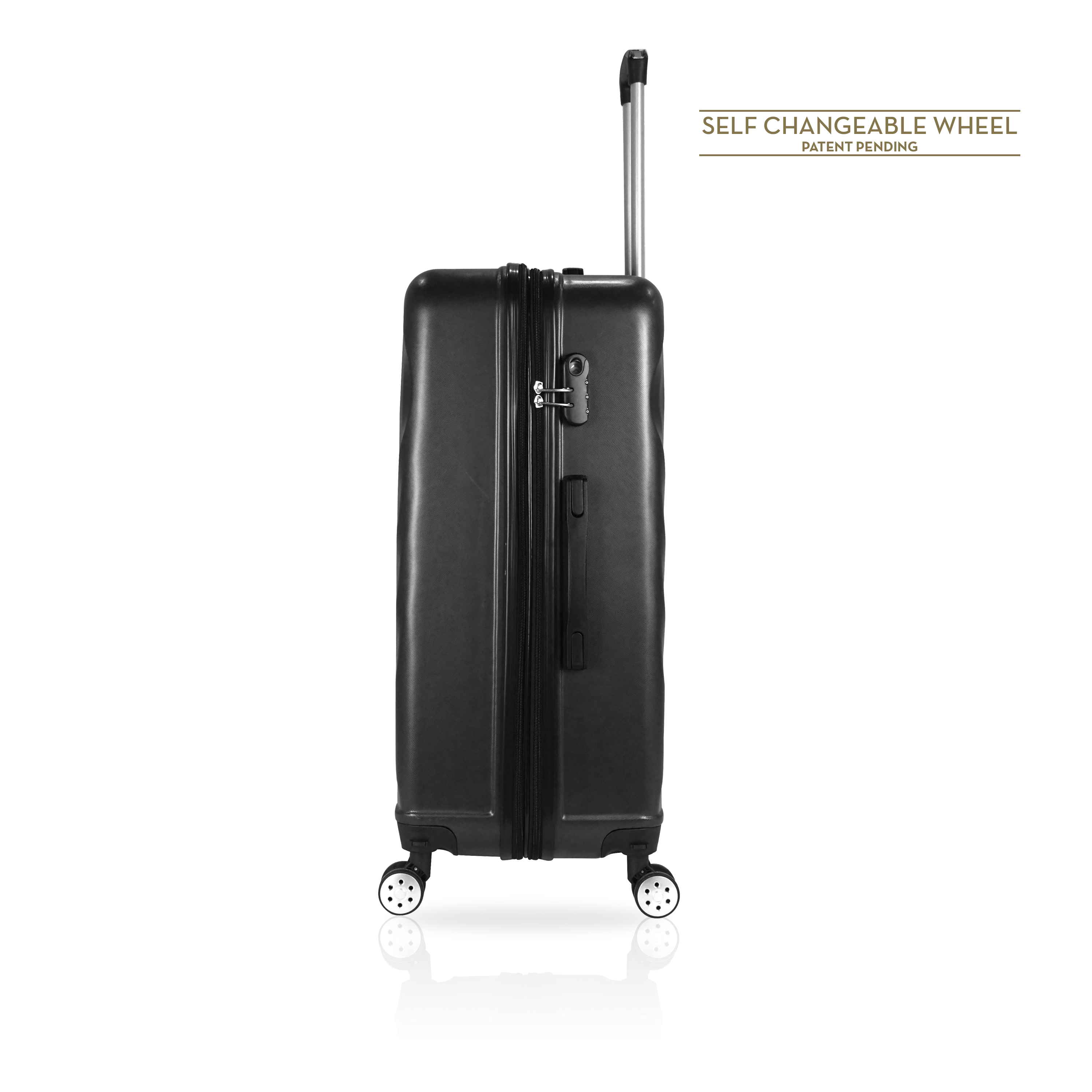 TUCCI Italy MUTEVOLE 2 Piece (20", 28") Detachable Spinner Wheel Suitcase Set