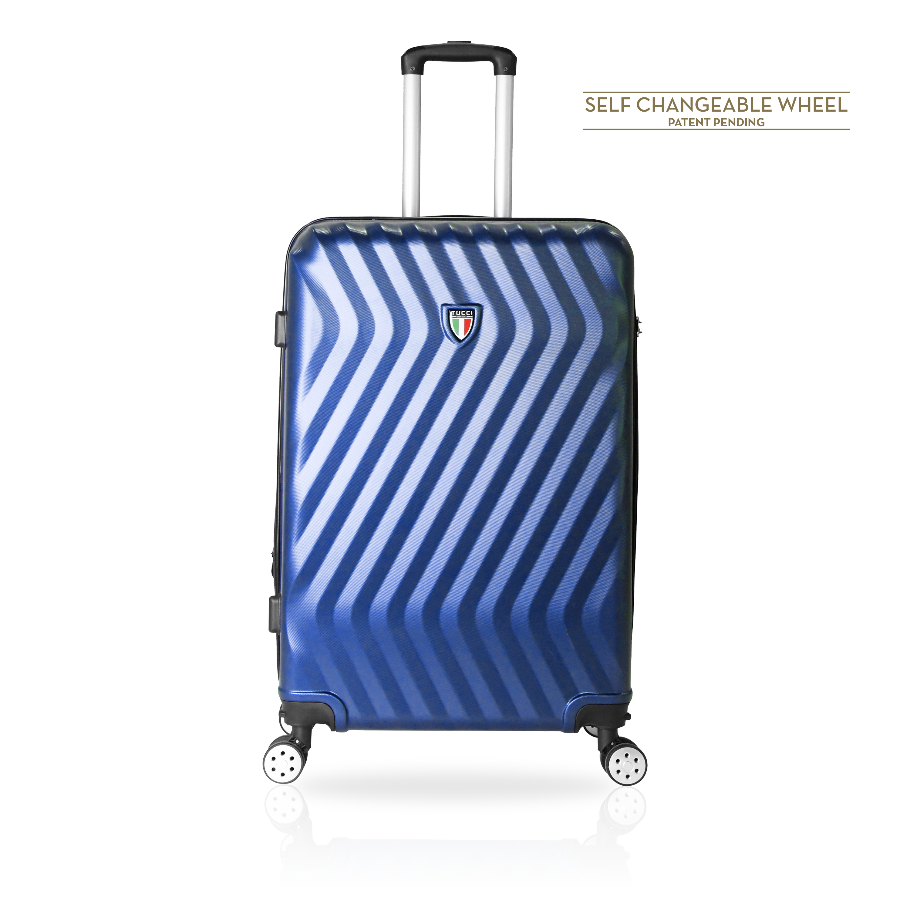 TUCCI Italy MUTEVOLE (20", 28", 30", 32") 4 Piece Set Spinner Travel Suitcase