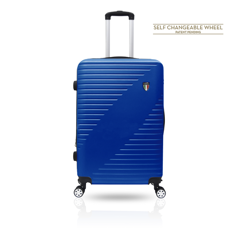 TUCCI Italy PERCORSO 2 Piece (20", 28") Detachable Spinner Wheel Suitcase Set