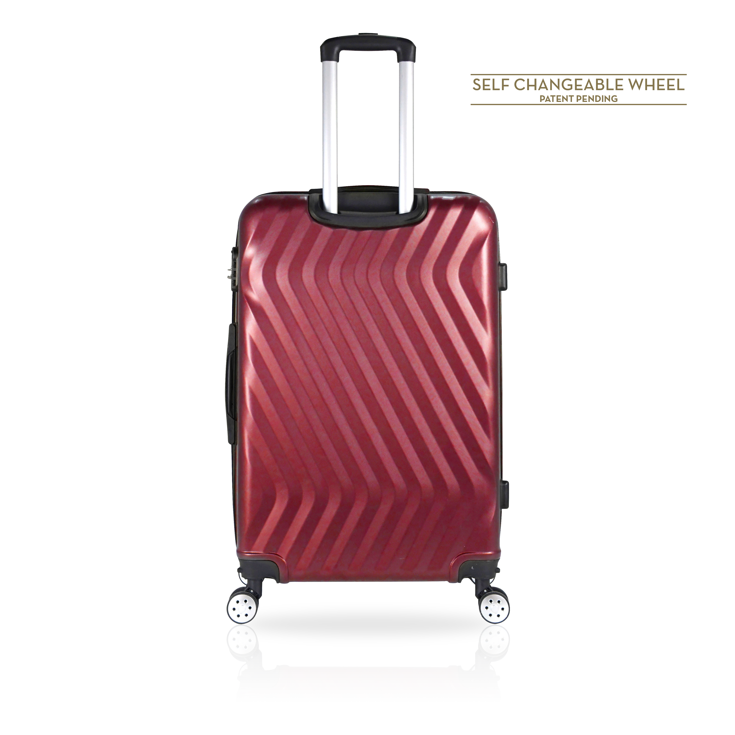 TUCCI Italy MUTEVOLE 2 Piece (20", 28") Detachable Spinner Wheel Suitcase Set