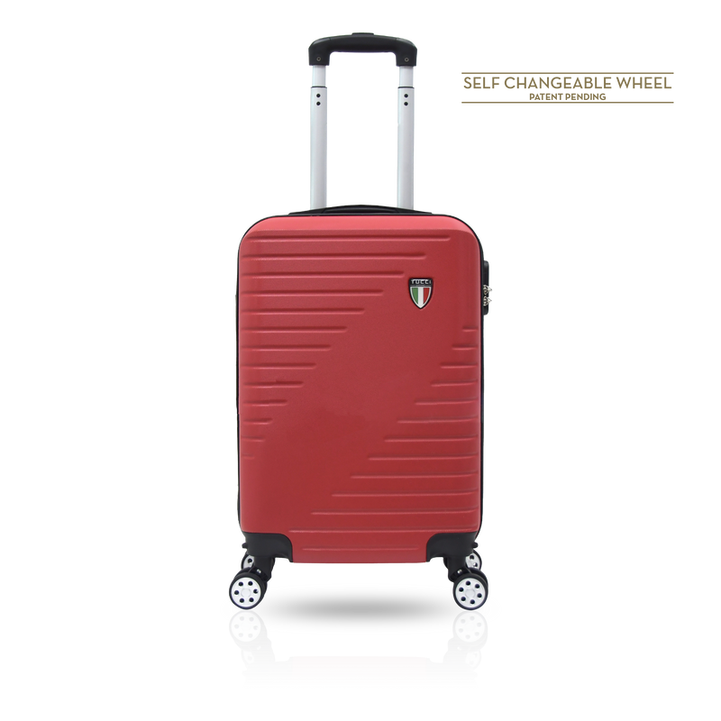 TUCCI Italy PERCORSO (28", 30") 4 Piece Set Spinner Travel Suitcase
