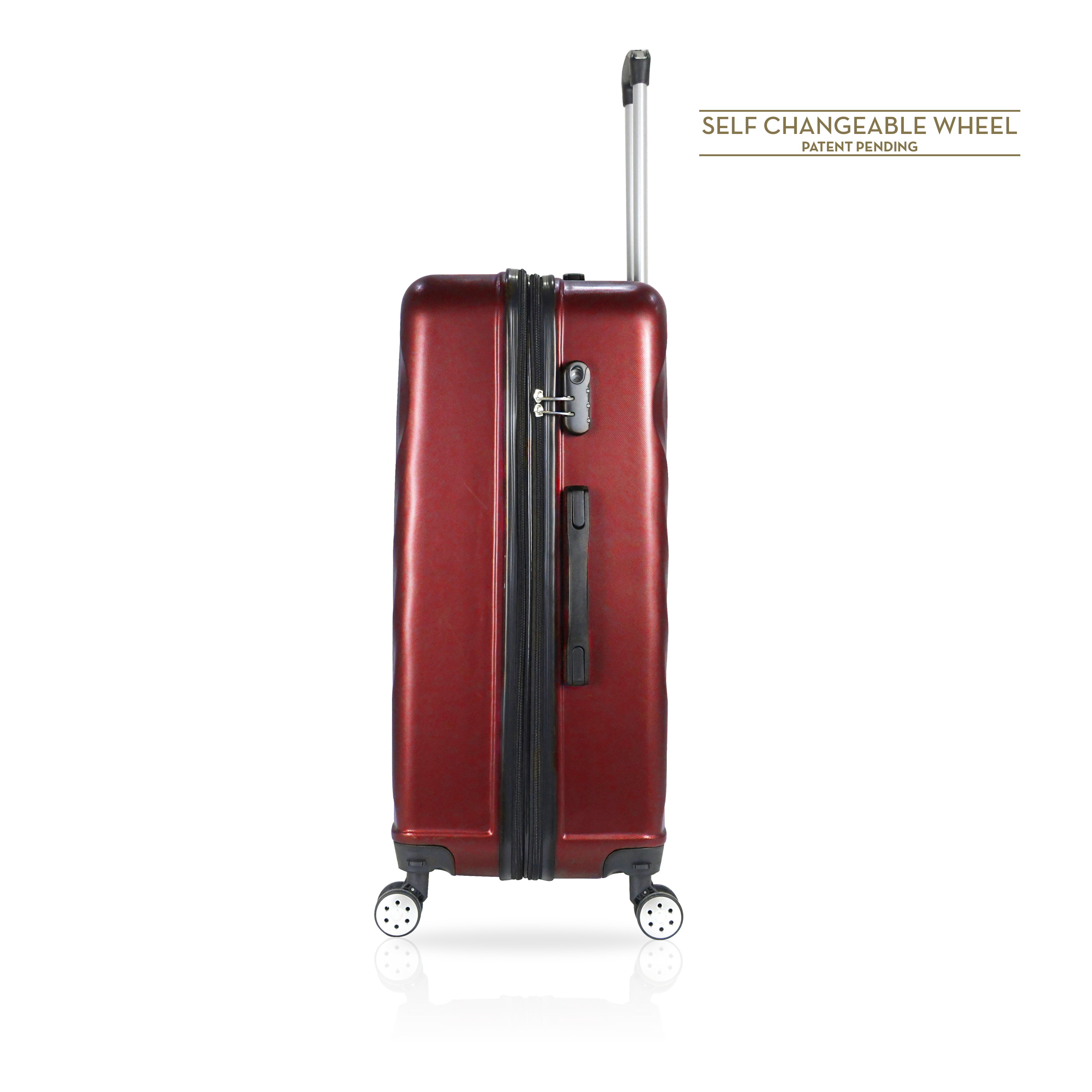 TUCCI Italy MUTEVOLE 2 Piece (20", 28") Detachable Spinner Wheel Suitcase Set