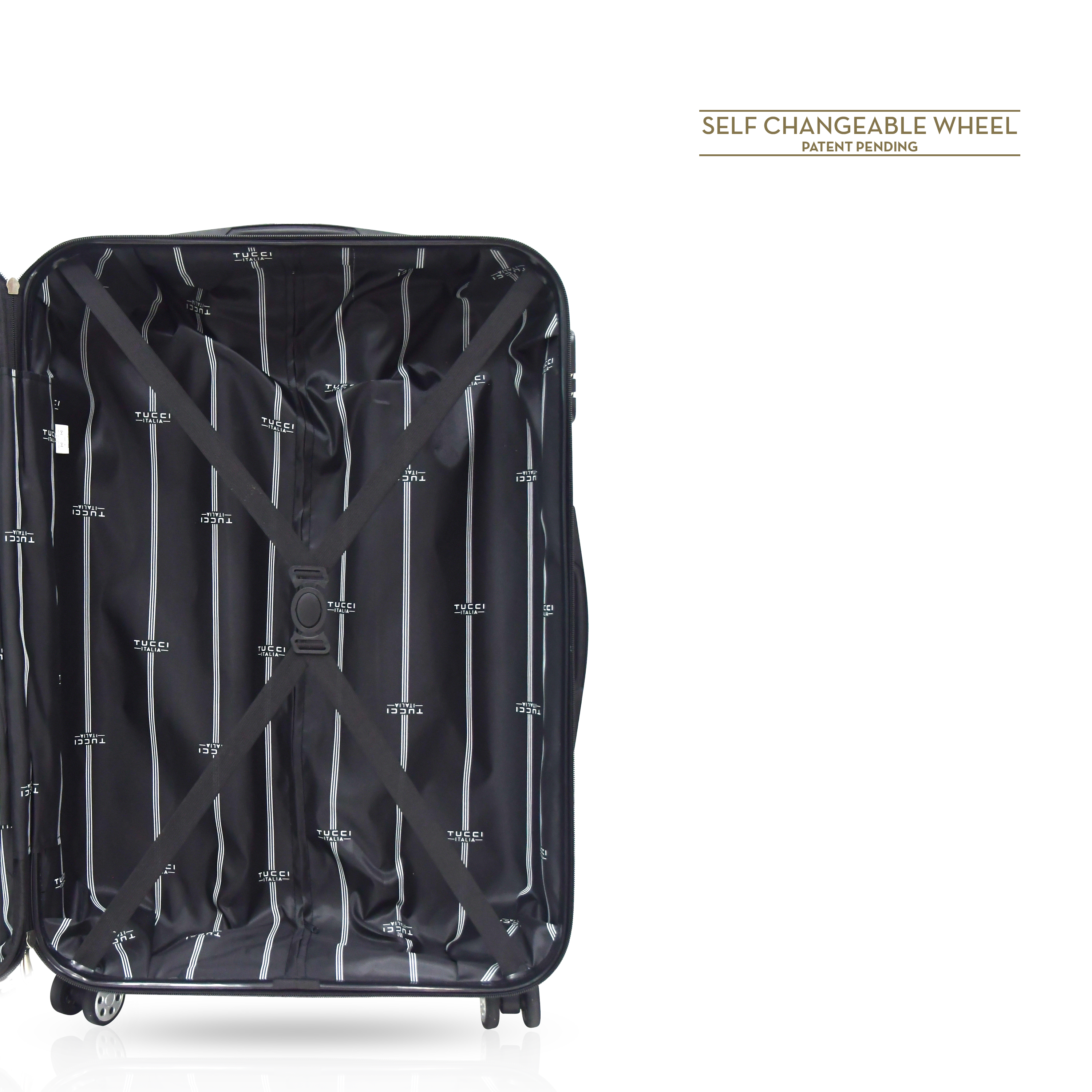TUCCI Italy 30" PERCORSO Durable Lightweight Luggage