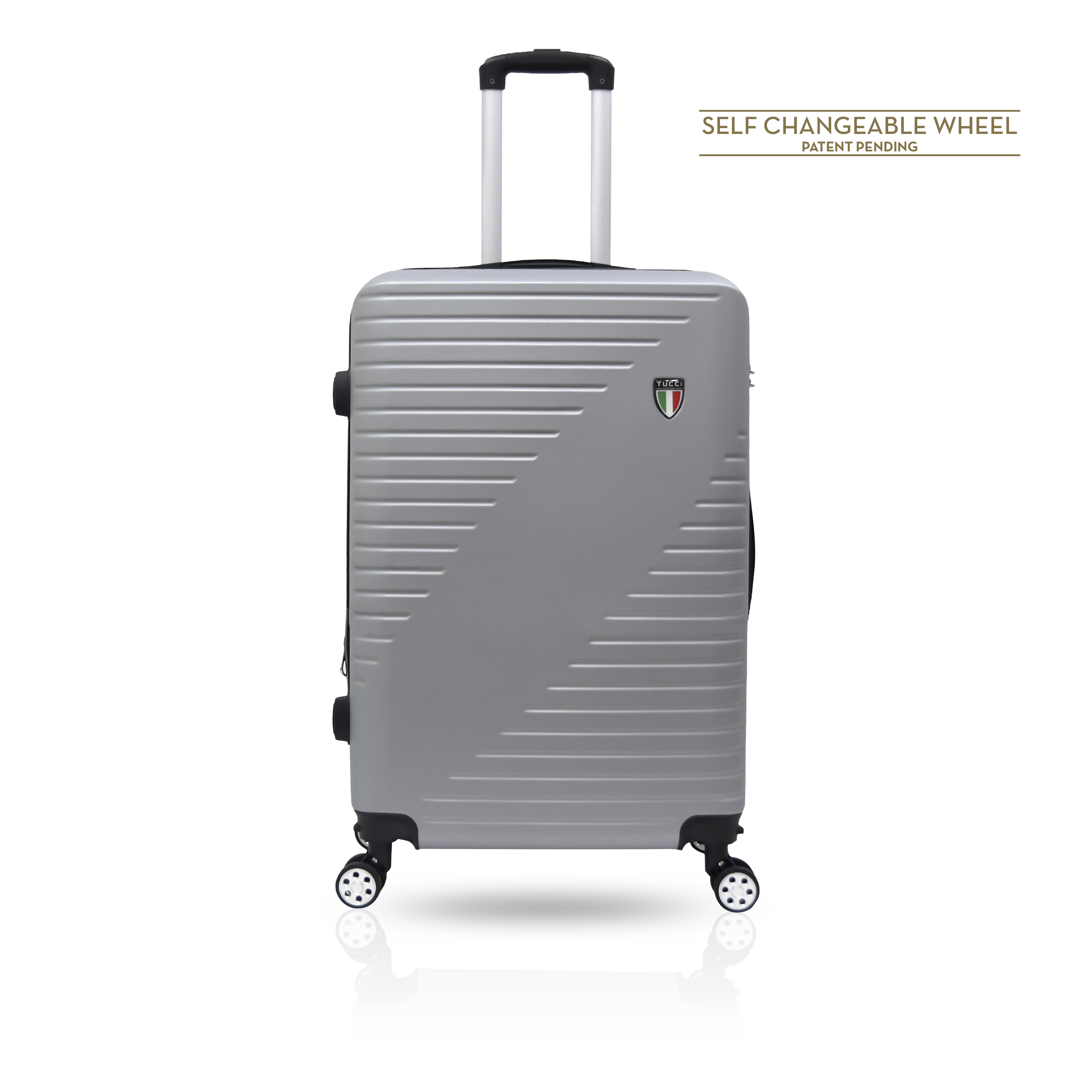 TUCCI Italy PERCORSO (20", 26", 30") Hard Shell Travel Luggage Suitcase