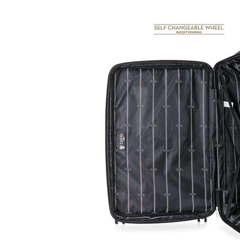 TUCCI Italy 32 MUTEVOLE Hard Shell Lightweight Suitcase – Tucci Disegno -  Travel Goods