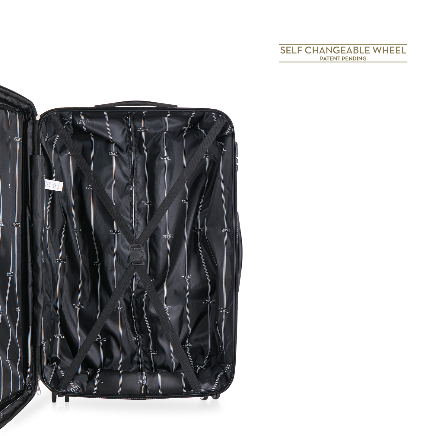 TUCCI Italy VOLANT 20" Spinner Wheel Luggage Suitcase