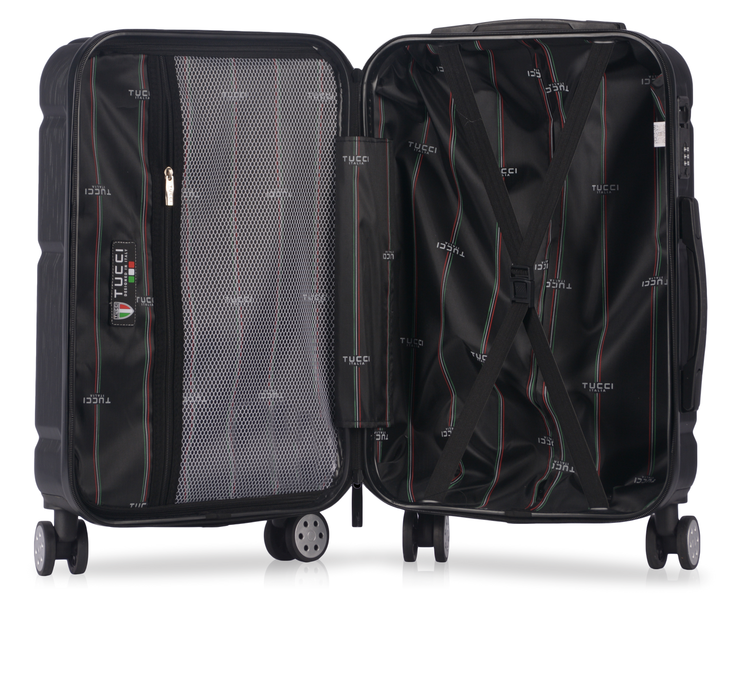 TUCCI Italy MASSA (20", 26", 30") - 03 PC Set Spinner Wheeled Suitcase Collection
