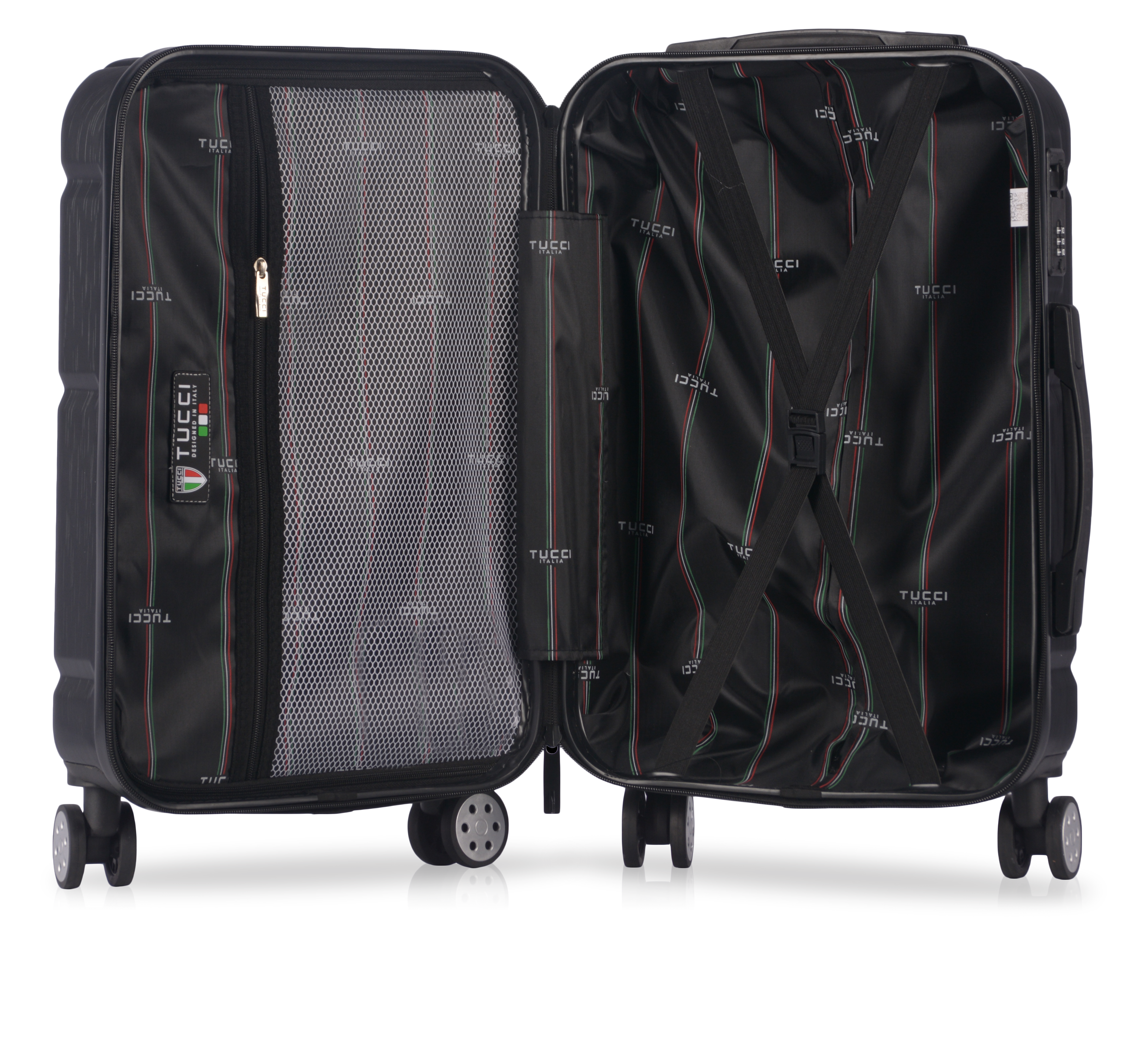 TUCCI Italy MASSA (20", 26", 30") - 03 PC Set Spinner Wheeled Suitcase Collection