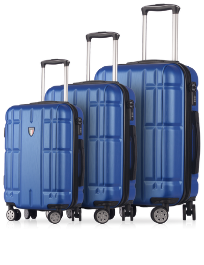 TUCCI Italy MASSA (20", 26", 30") - 03 PC Set Spinner Wheeled Suitcase Collection