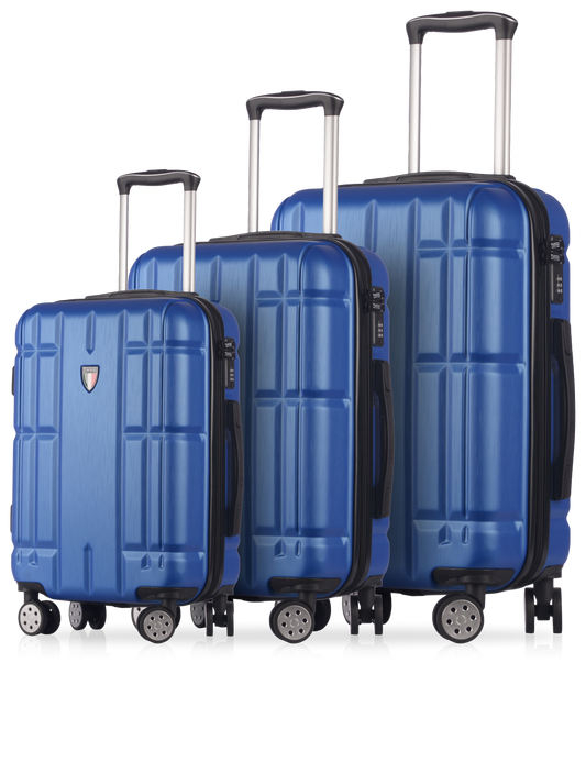 TUCCI Italy MASSA (20", 26", 30") - 03 PC Set Spinner Wheeled Suitcase Collection