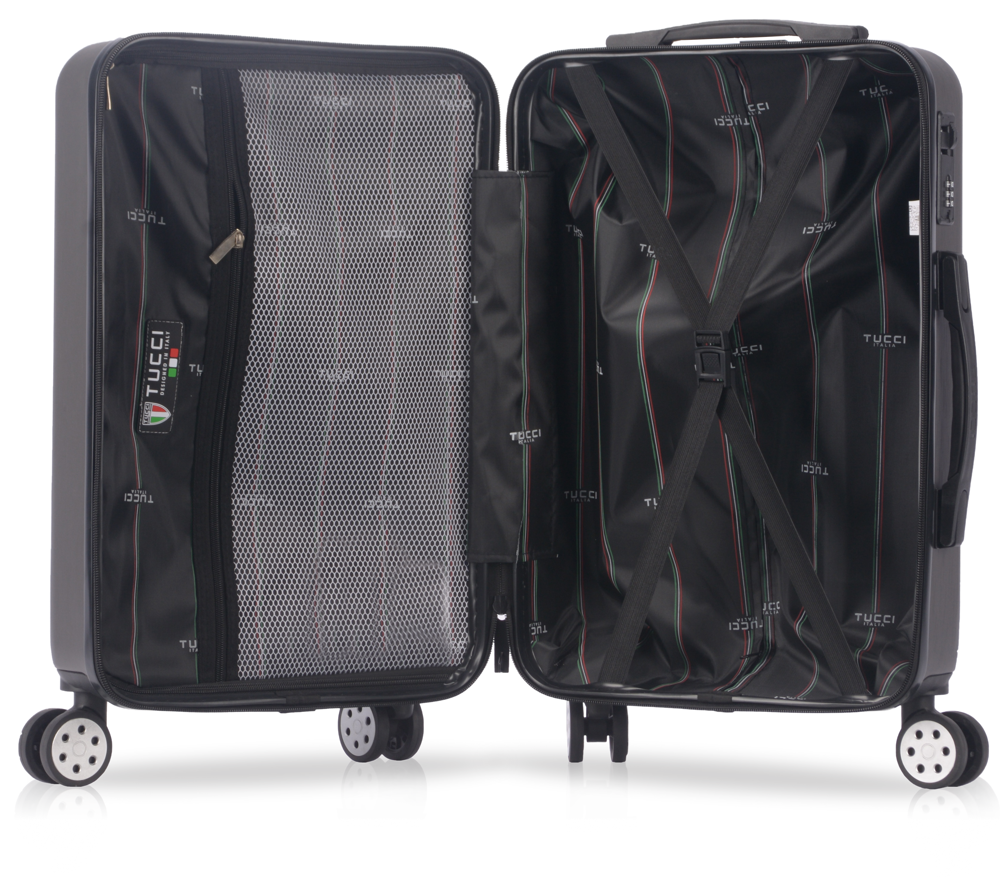 TUCCI Italy SOSTEGNO (20", 26", 30") - 03 PC Set Spinner Wheeled Suitcase Collection