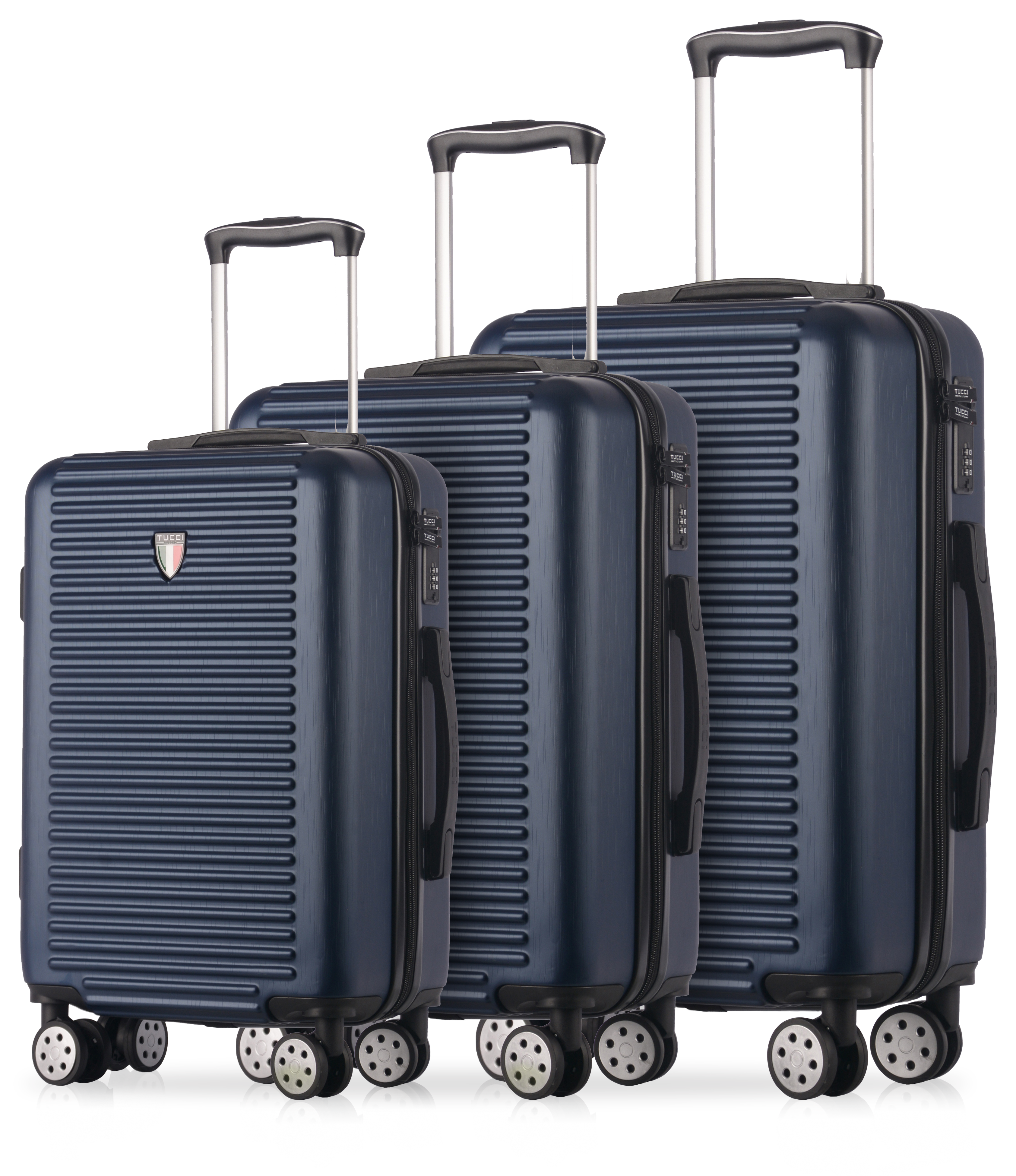 TUCCI Italy SOSTEGNO (20", 26", 30") - 03 PC Set Spinner Wheeled Suitcase Collection