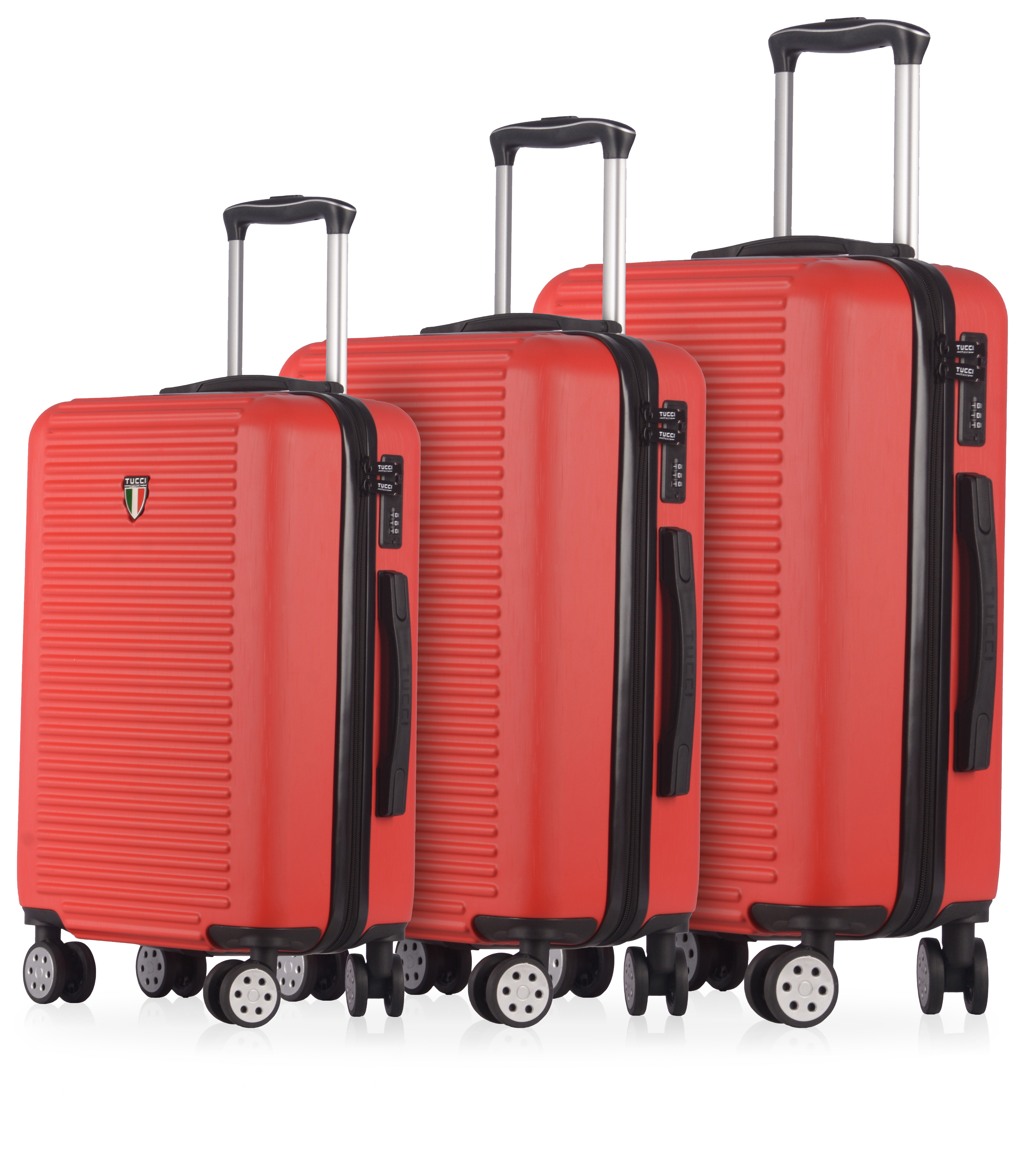 TUCCI Italy SOSTEGNO (20", 26", 30") - 03 PC Set Spinner Wheeled Suitcase Collection