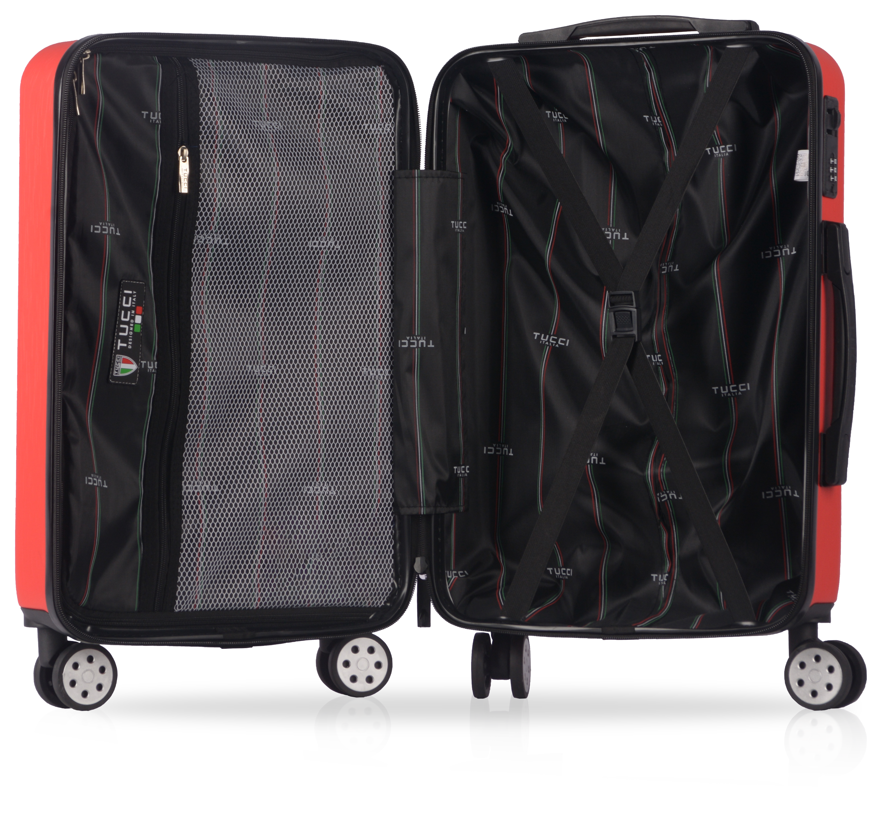 TUCCI Italy SOSTEGNO (20", 26", 30") - 03 PC Set Spinner Wheeled Suitcase Collection