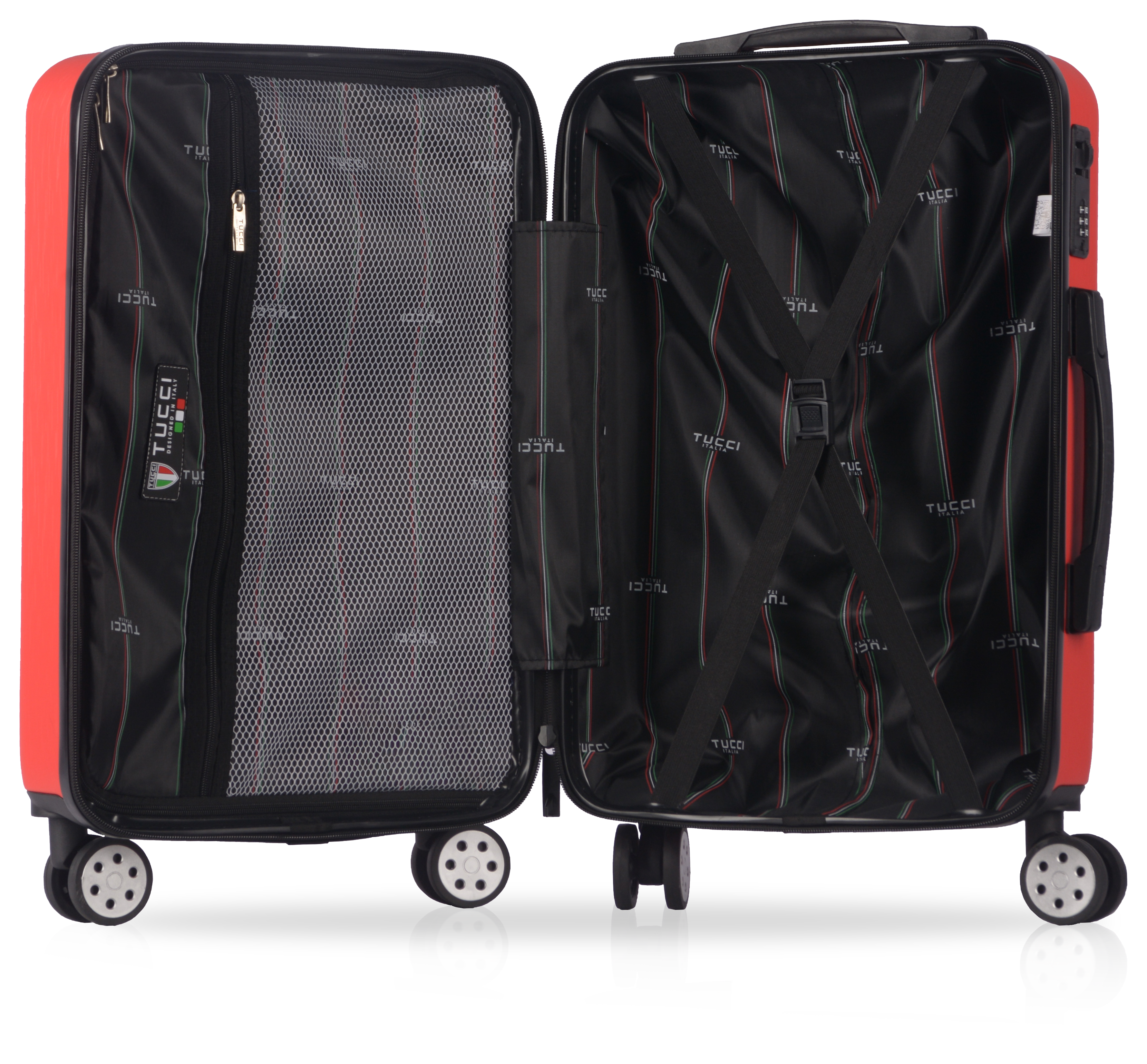 TUCCI Italy SOSTEGNO ABS 20" Carry On Luggage Suitcase
