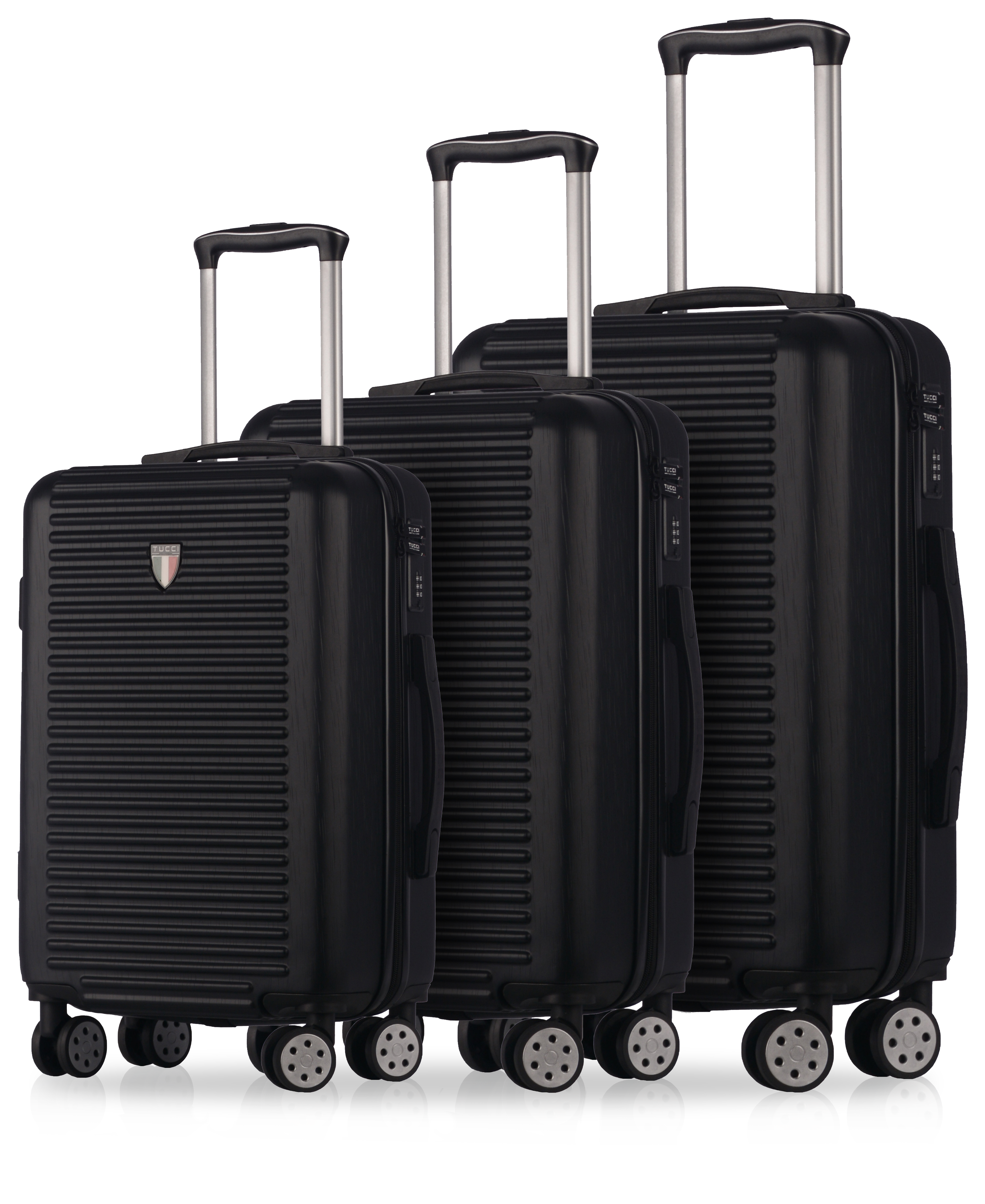 TUCCI Italy SOSTEGNO (20", 26", 30") - 03 PC Set Spinner Wheeled Suitcase Collection