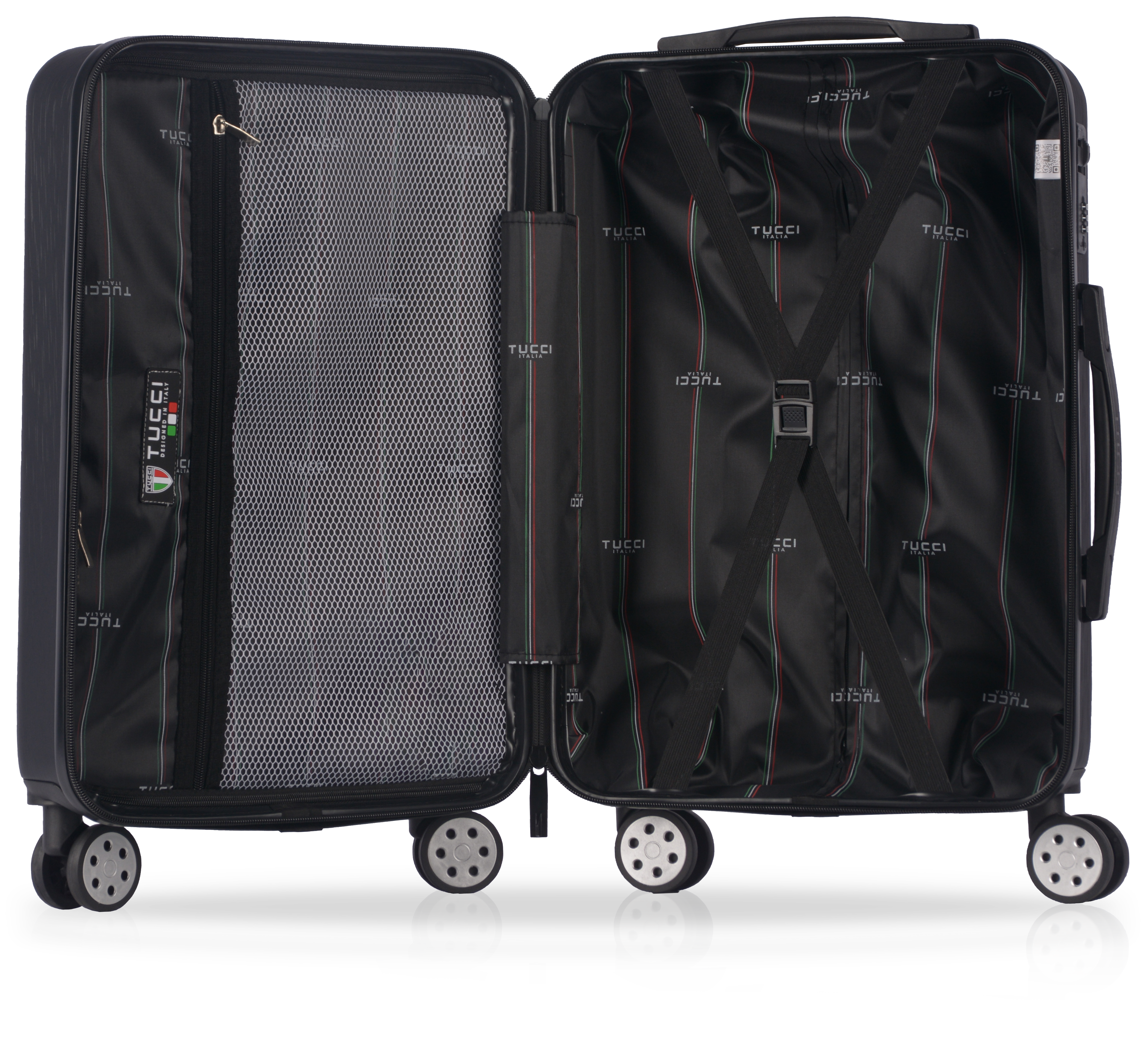 TUCCI Italy SOSTEGNO (20", 26", 30") - 03 PC Set Spinner Wheeled Suitcase Collection