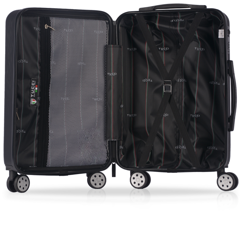 TUCCI Italy SOSTEGNO 26" Hardcase Durable Luggage Suitcase