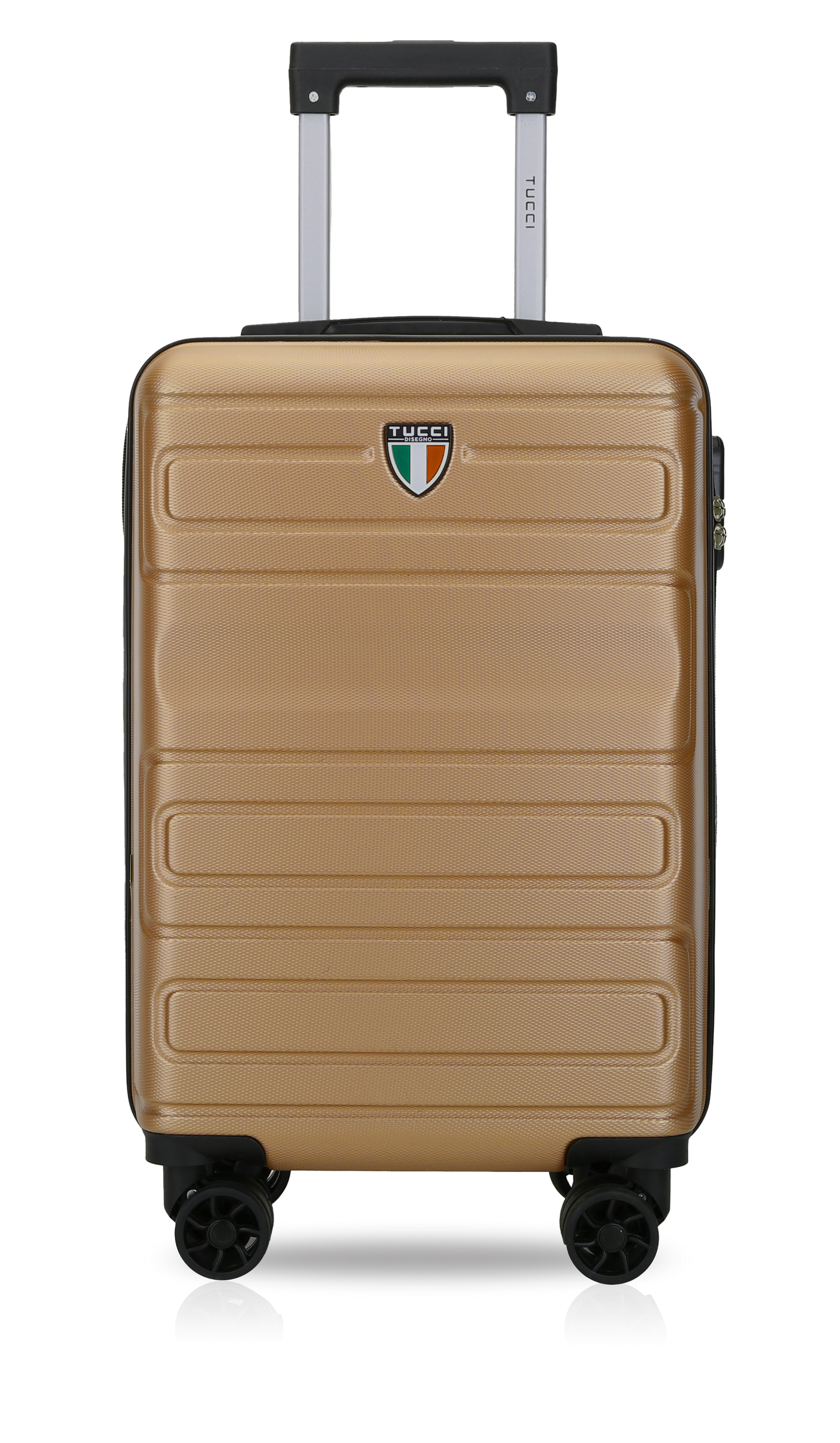TUCCI Italy VIVACE ABS 20" Carry On Spinner Wheel Suitcase