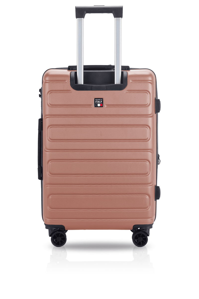 TUCCI Italy VIVACE ABS 20" Carry On Spinner Wheel Suitcase