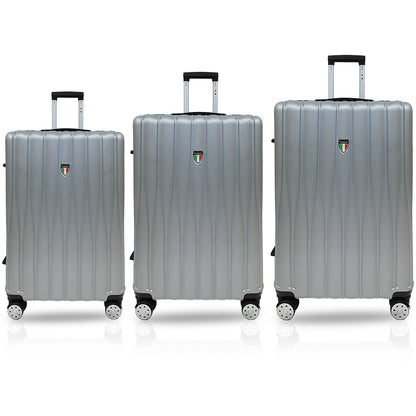 TUCCI Italy BARATRO 3PC Hardside Luggage Set (20", 24", 28")