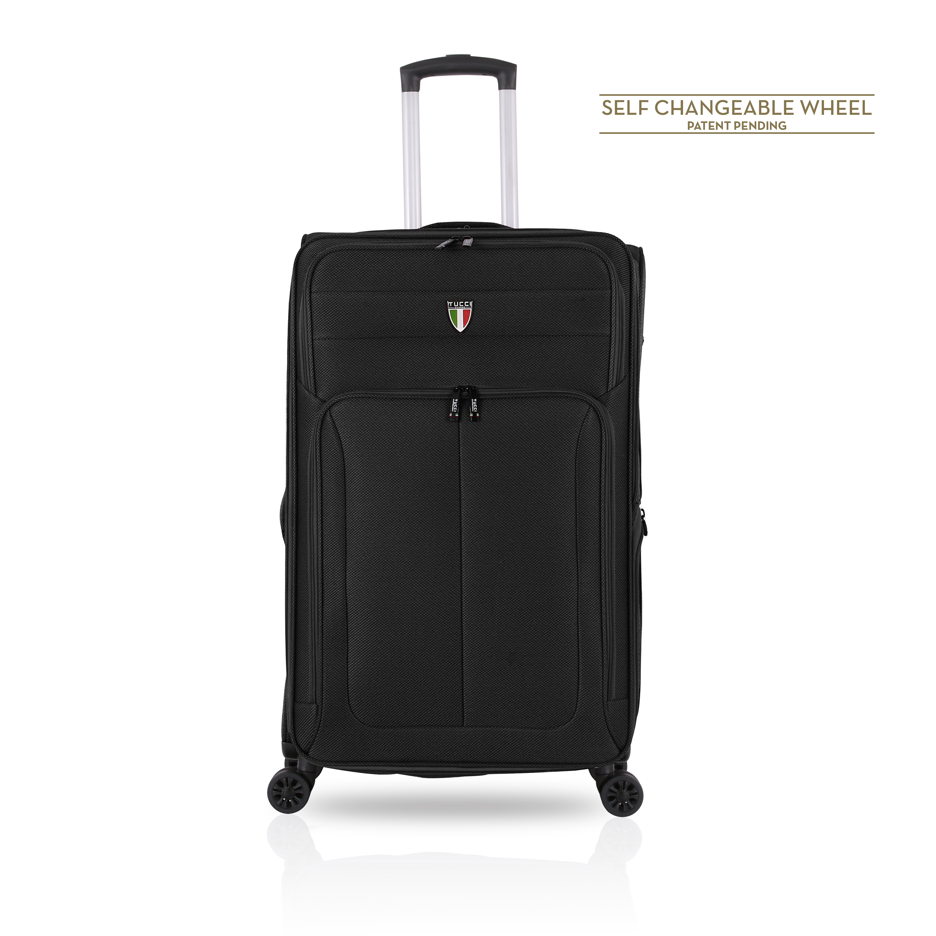 TUCCI Italy DIVISO 24" Medium Check-In Travel Luggage Suitcase