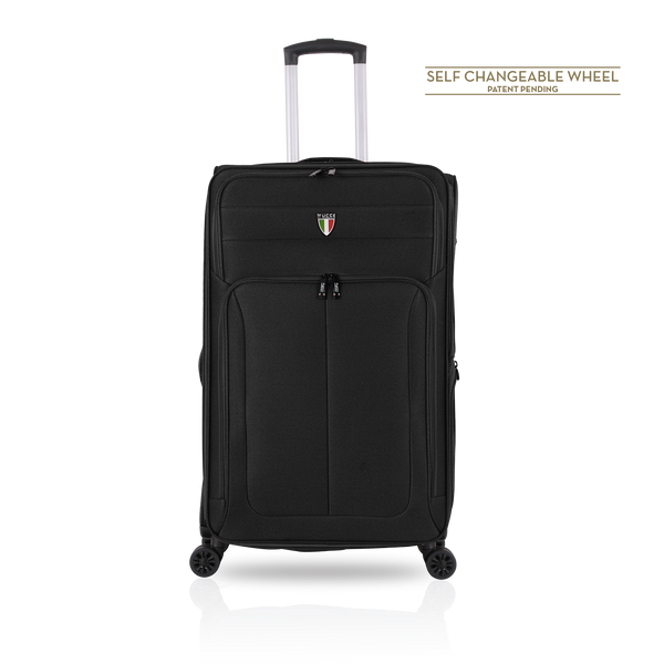 TUCCI Italy DIVISO 24" Medium Check-In Travel Luggage Suitcase